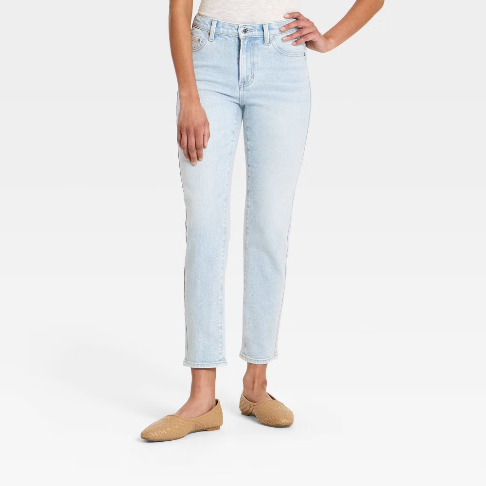 Women 80 Slim Mid-Rise Ankle Length Pant – Universal Thread Light Wash