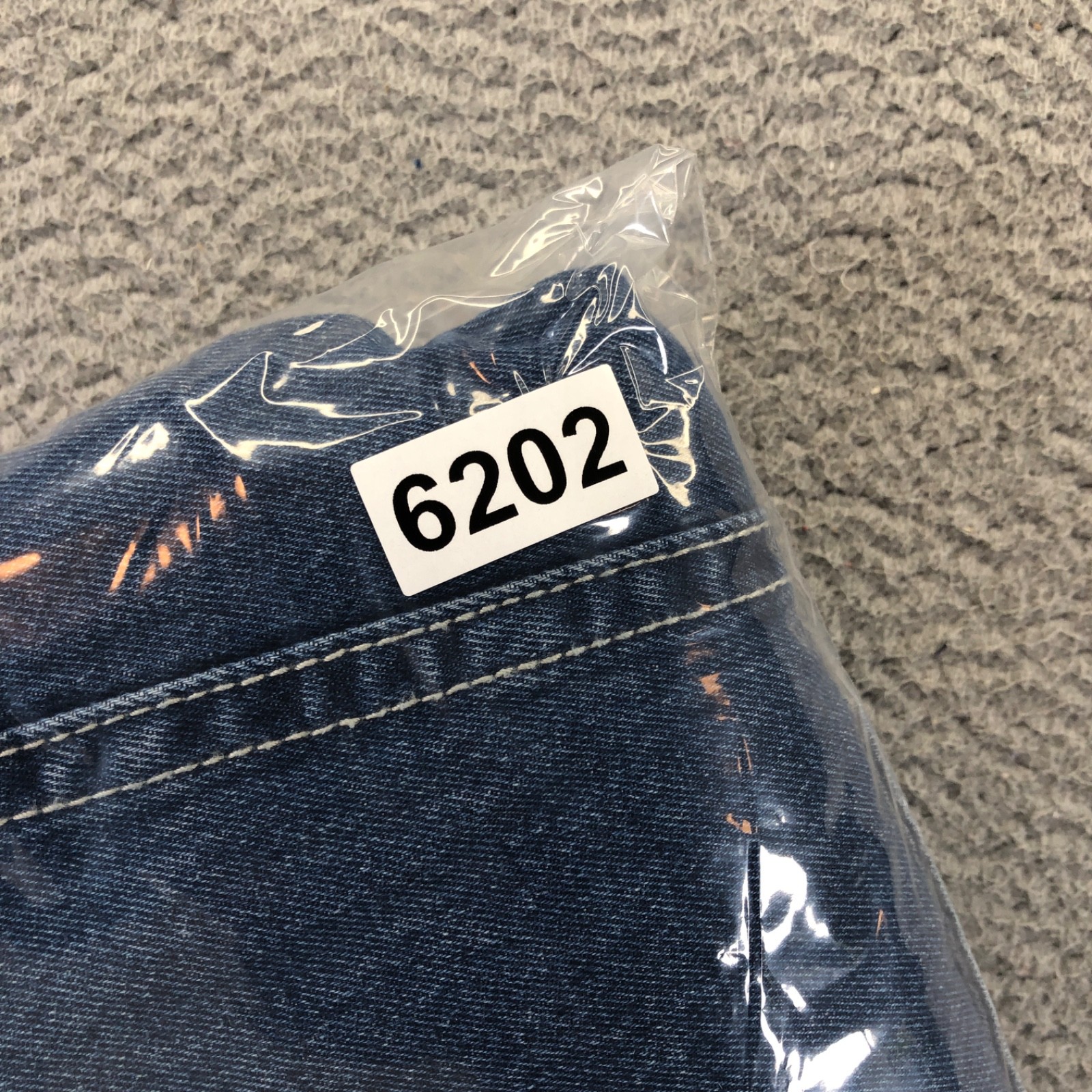 Alab Jeans Womens 4 28×32 Blue Baggy Wide Leg Embroidered Skater Y2K High Waist