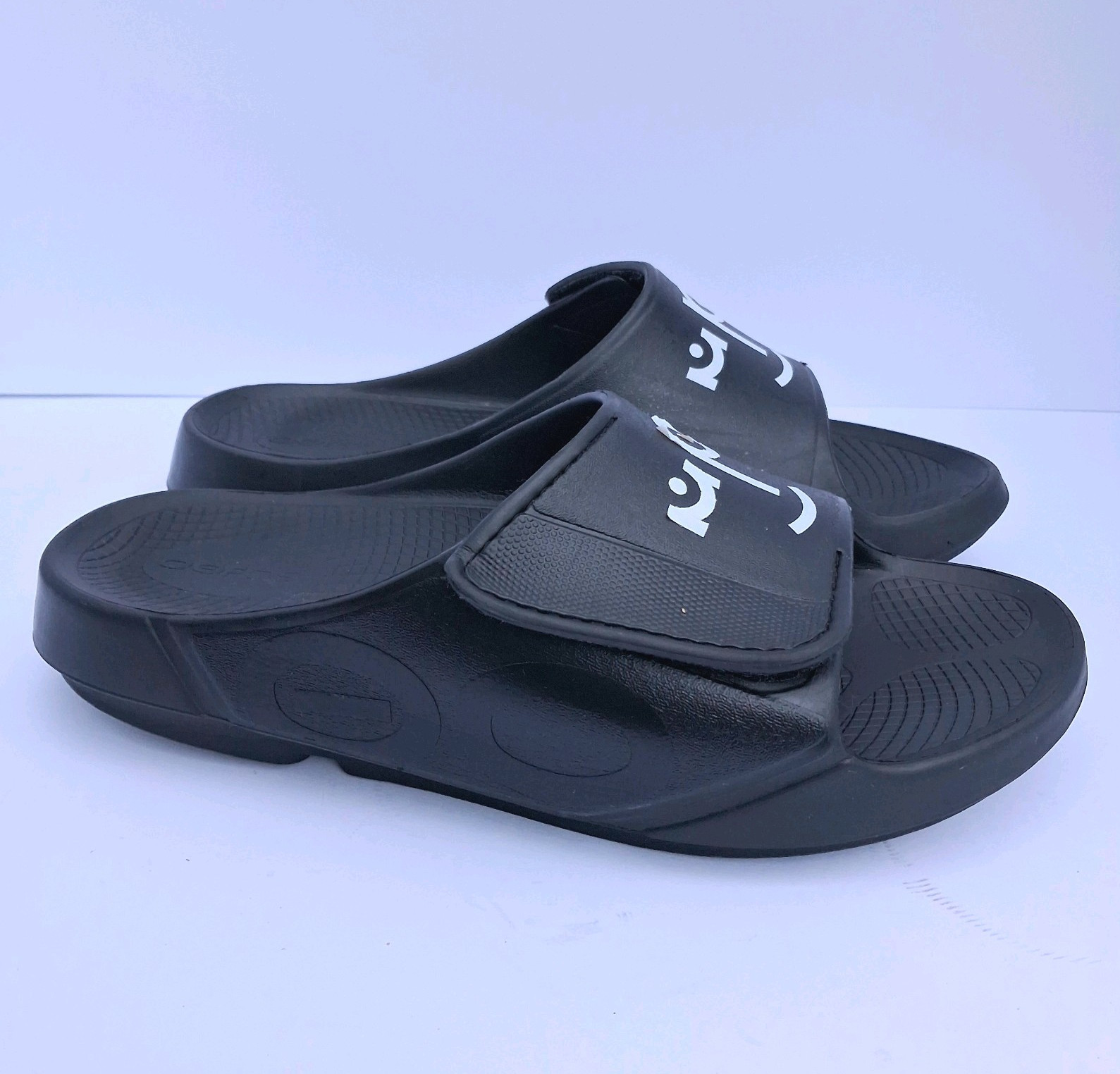 OOFOS OOahh Sport Flex Slide Recovery Sandals Slip-On Open Toe Unisex US 9/W 11