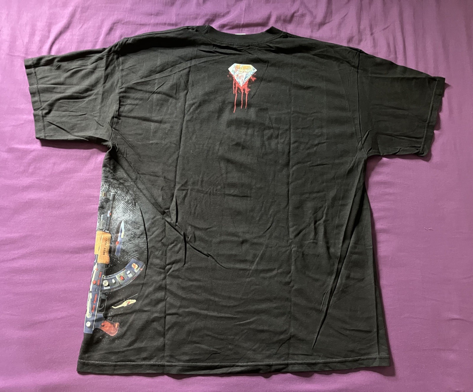 NEW Guns N Roses Chinese Democracy AK-47 T-Shirt NWOT Mens XL 2009 RARE Official