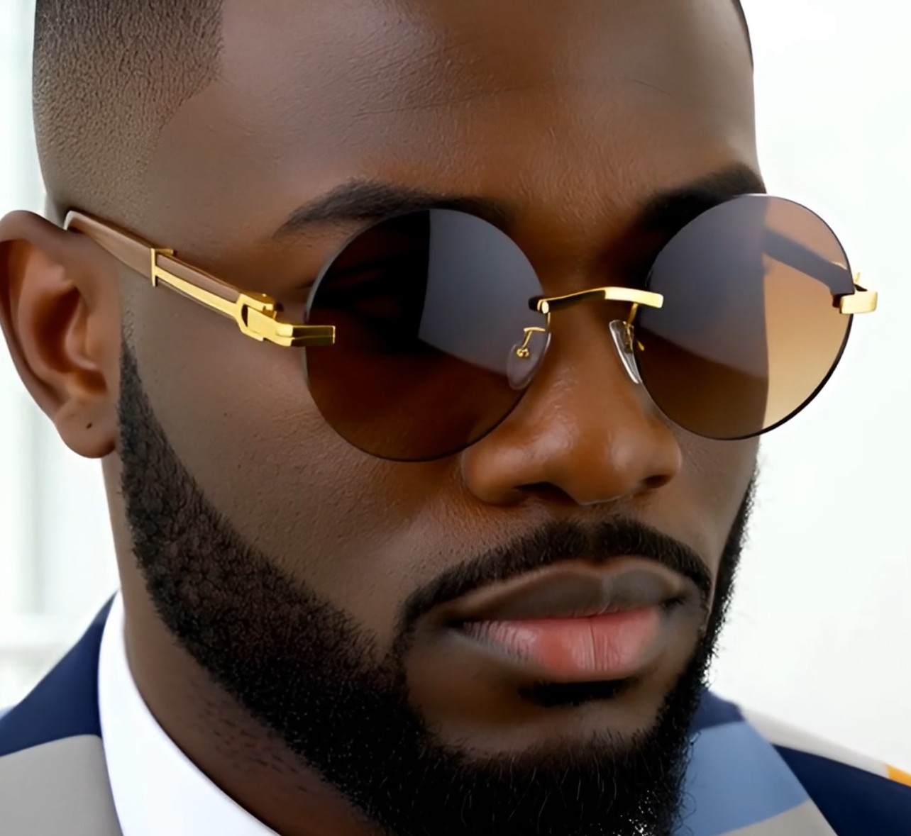 Clear Eyeglasses Sunglasses Streetwear Outdoor Hip Hop Cholo Buffs Round Shades