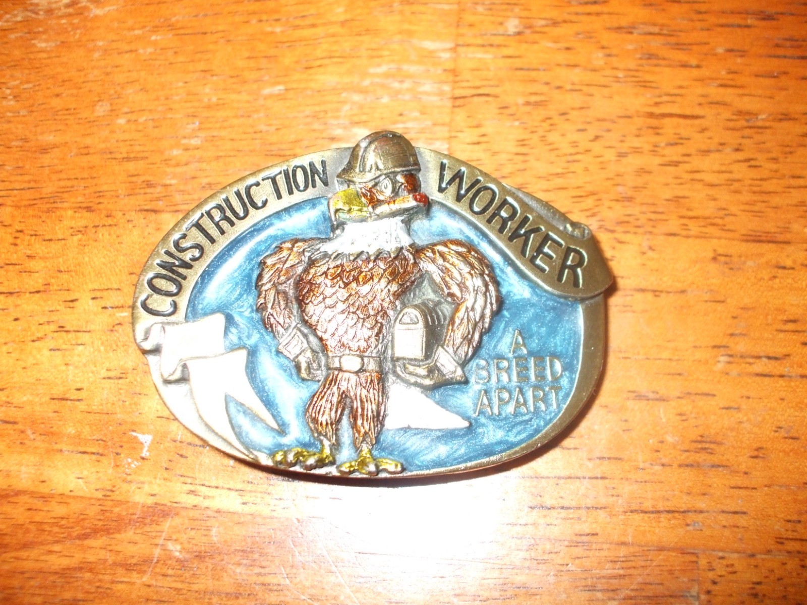 1988 **CONSTRUCTION WORKER A BREED APART** BELT BUCKLE