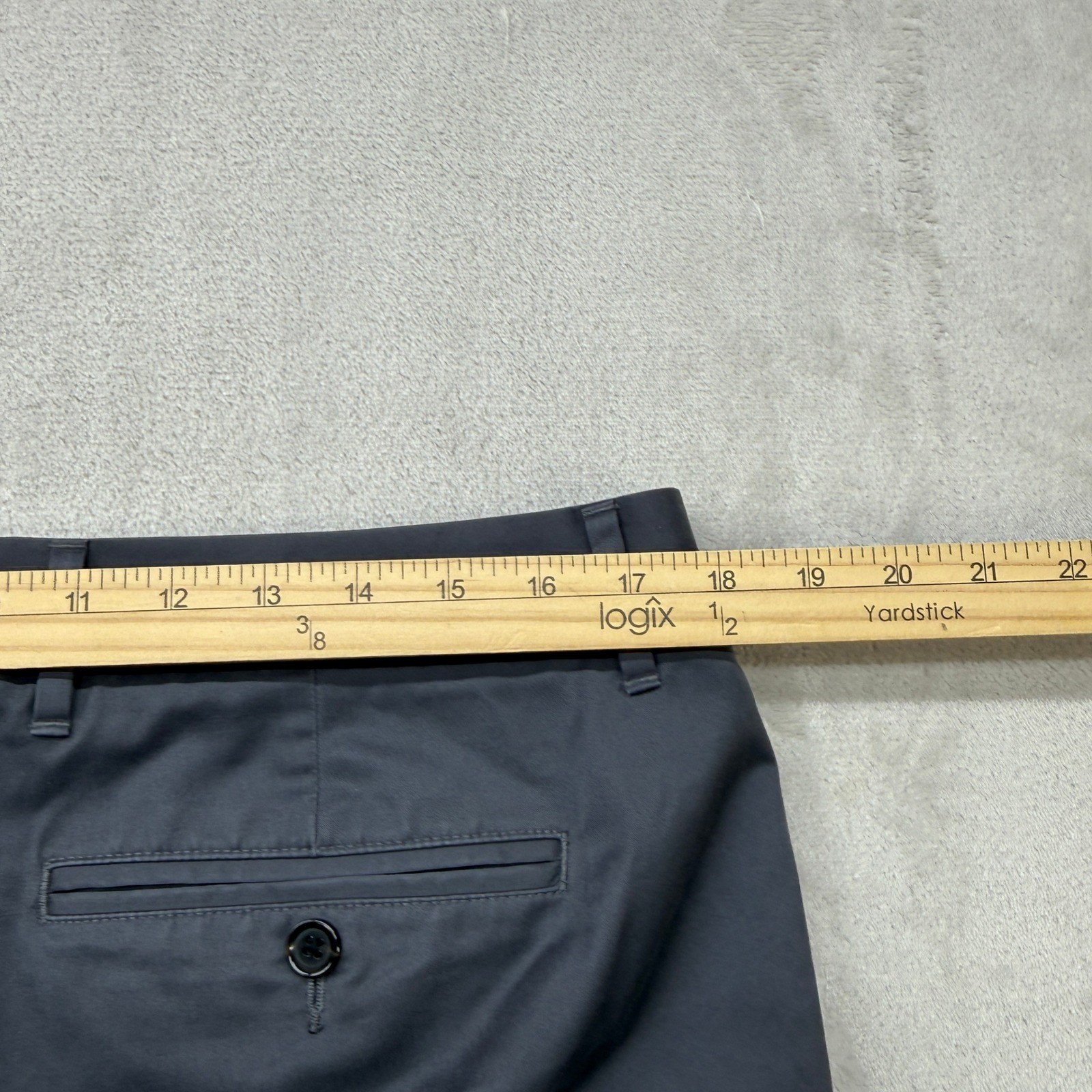 Bonobos Friday Slim Fit Pants Mens 34×30 Grey Chino Lightweight Stretch Preppy