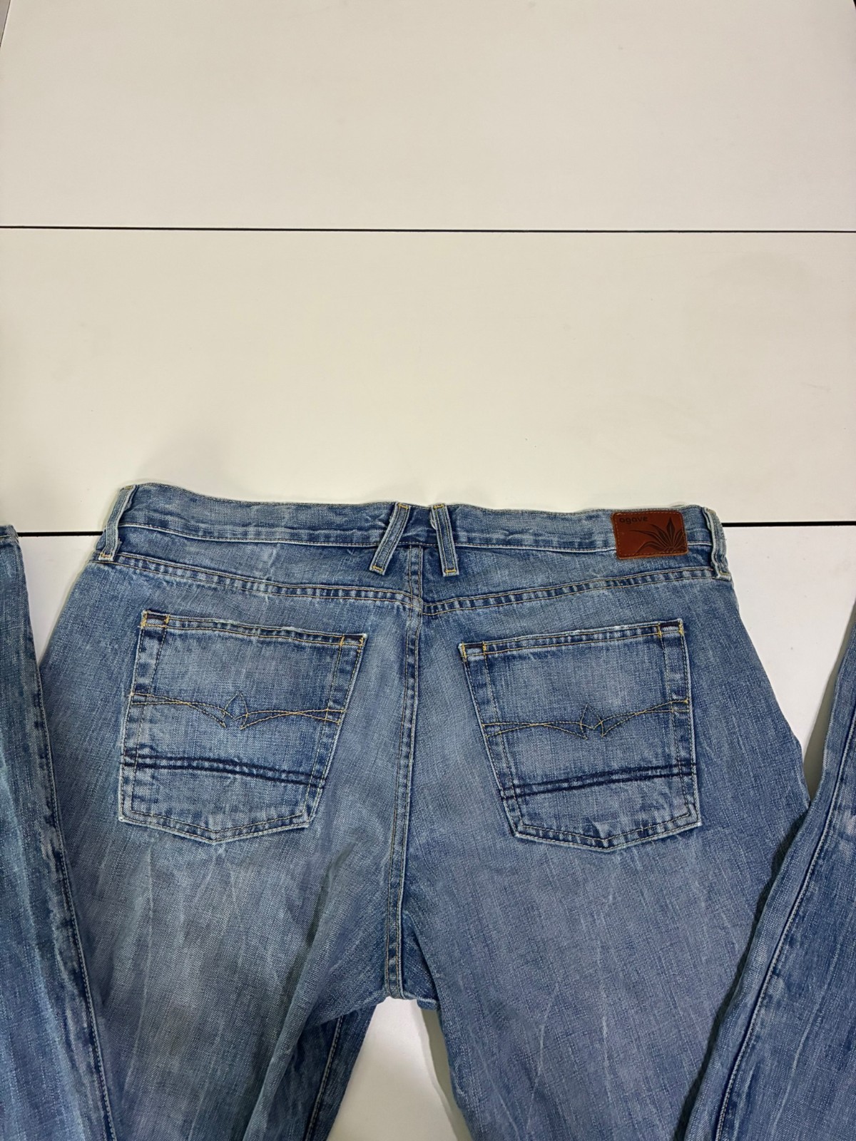 Agave Copper Jeans 40×36 Zuma Vintaged Gringo Whiskered Denim USA Premium 12-188
