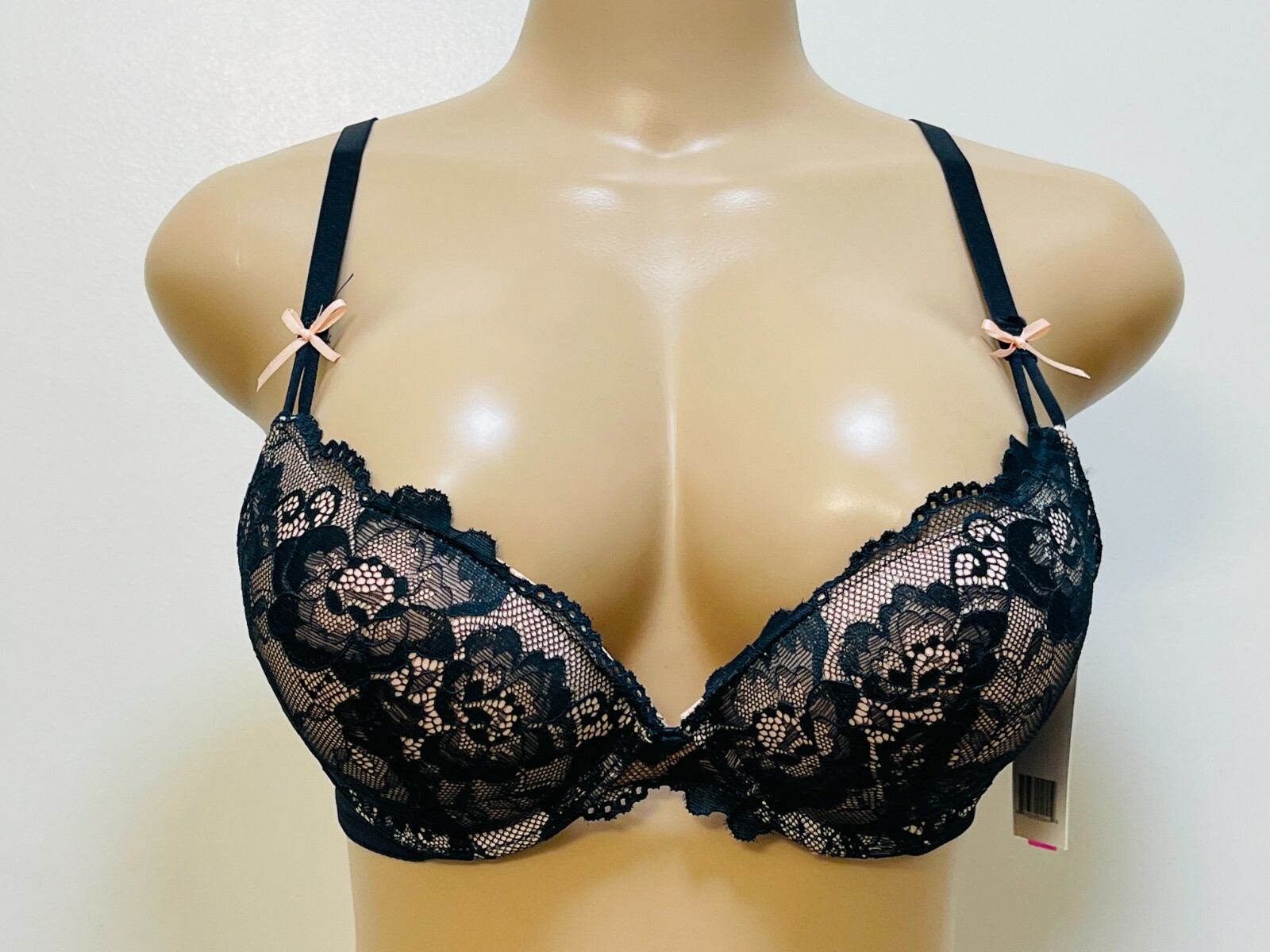 Extreme Ultimate Padding Power Lift Add 2 Cup Sizes Lace U Back Push Up Bra 1724