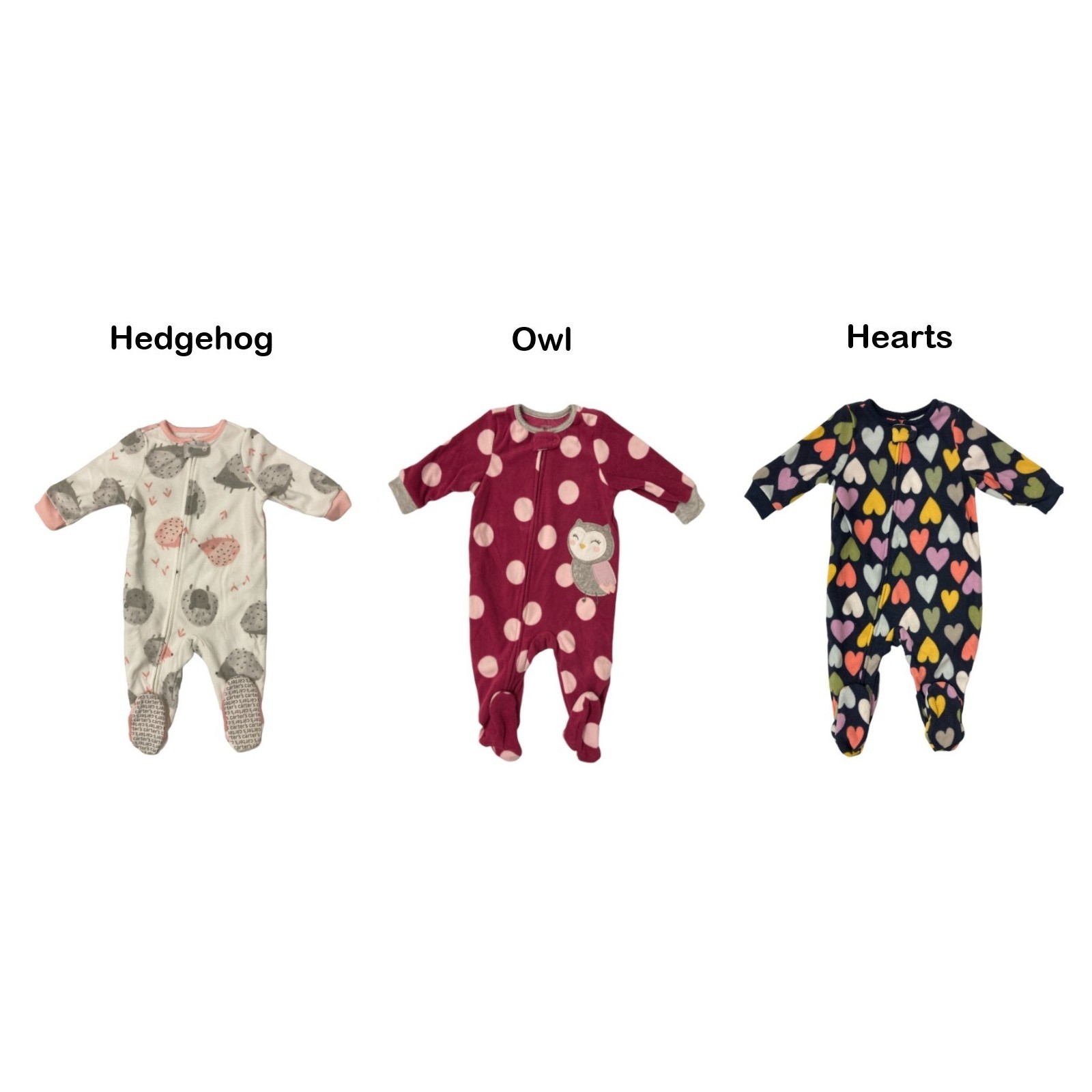 Carter’s Girls Soft & Warm Polyester Fleece Footie Pajama