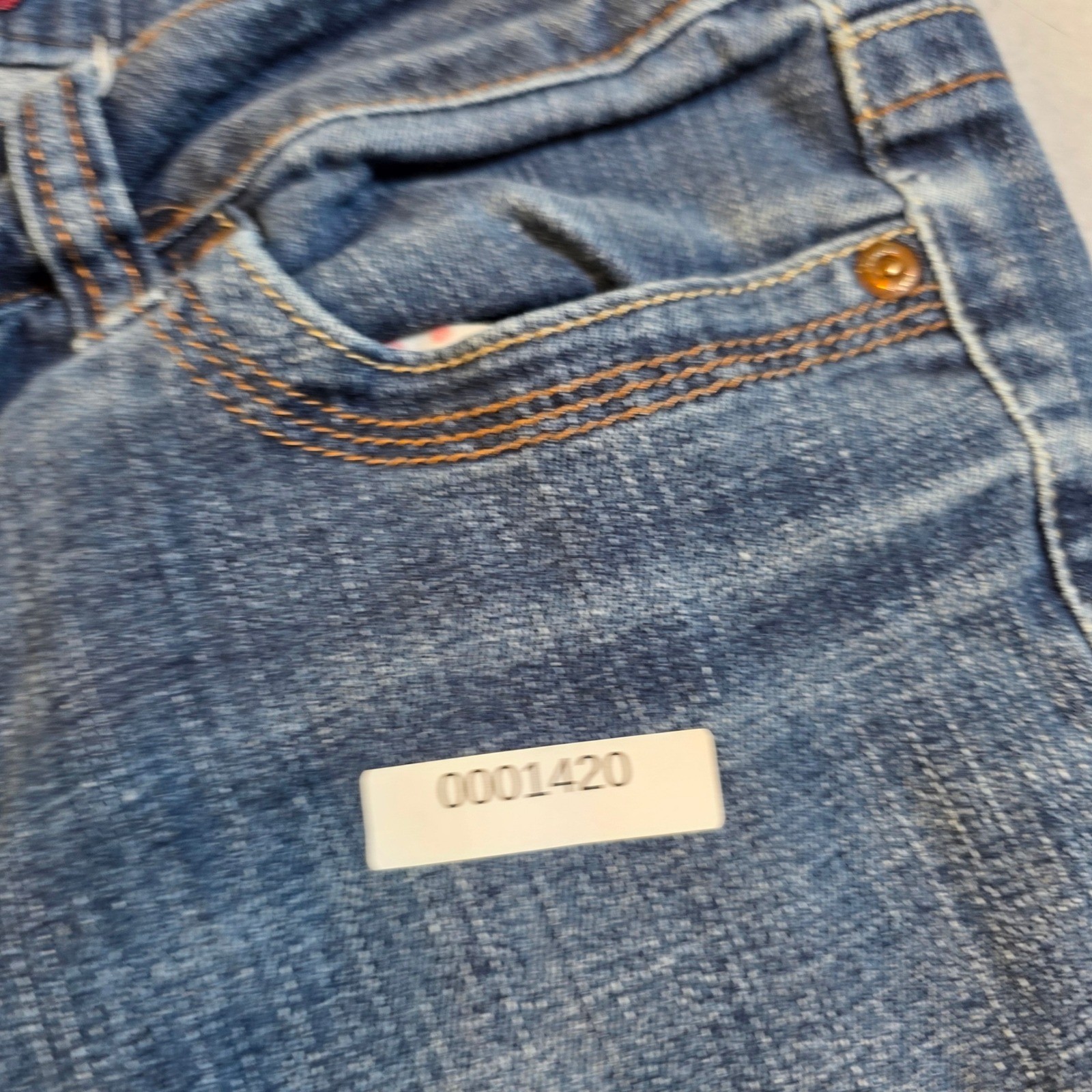 GLO Flare Jeans Womens 11 Medium Wash Blue Denim Mid Rise Retro Style 0001420