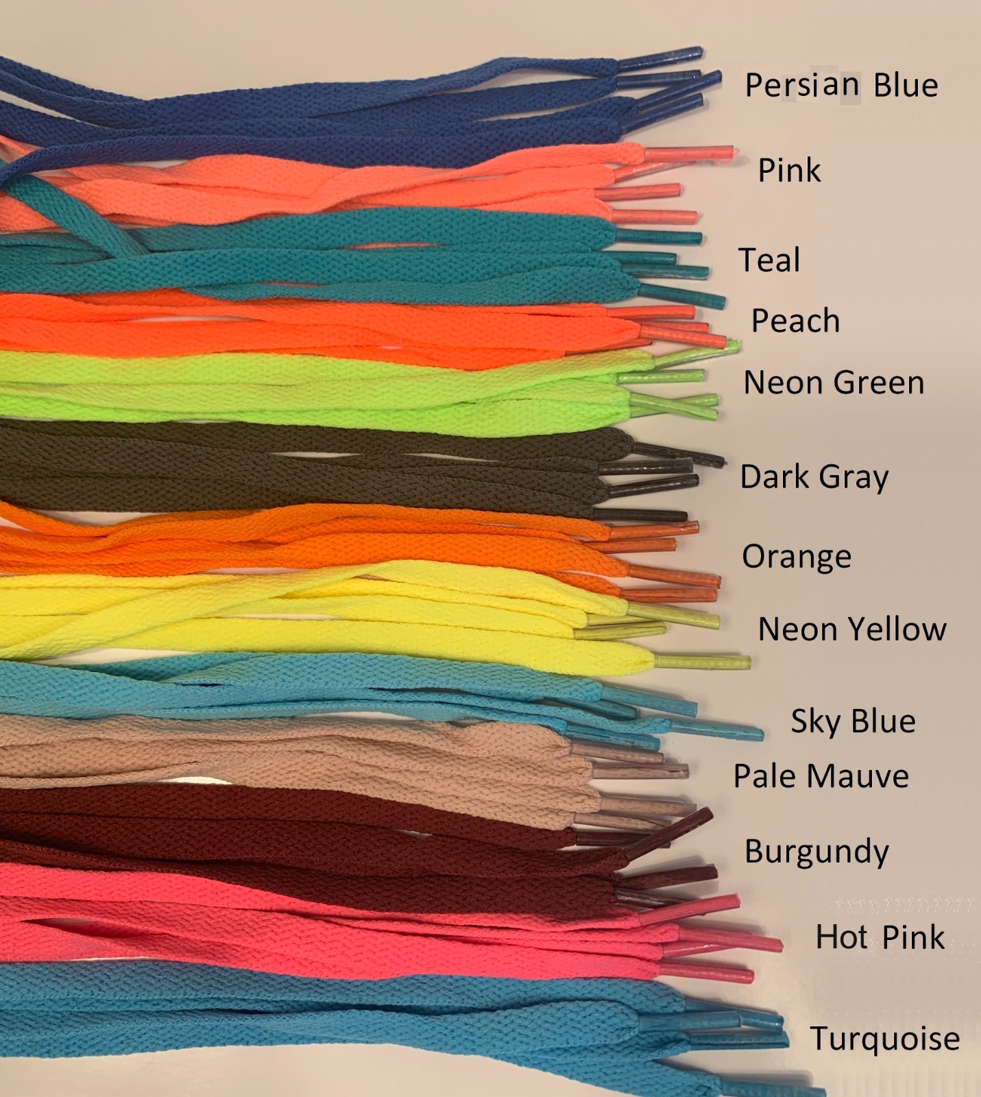 FLAT Athletic 27 36 45 54 63 72 Inch Sneaker SHOELACES – shoe lace strings