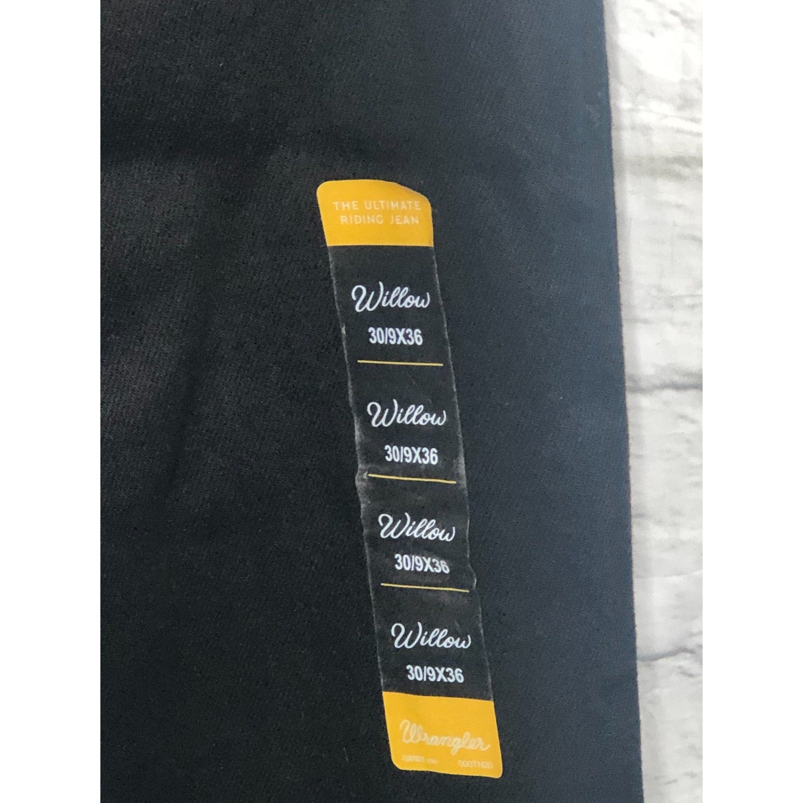 Wrangler Willow Ultimate Riding Jeans 30/9×36 Black Denim