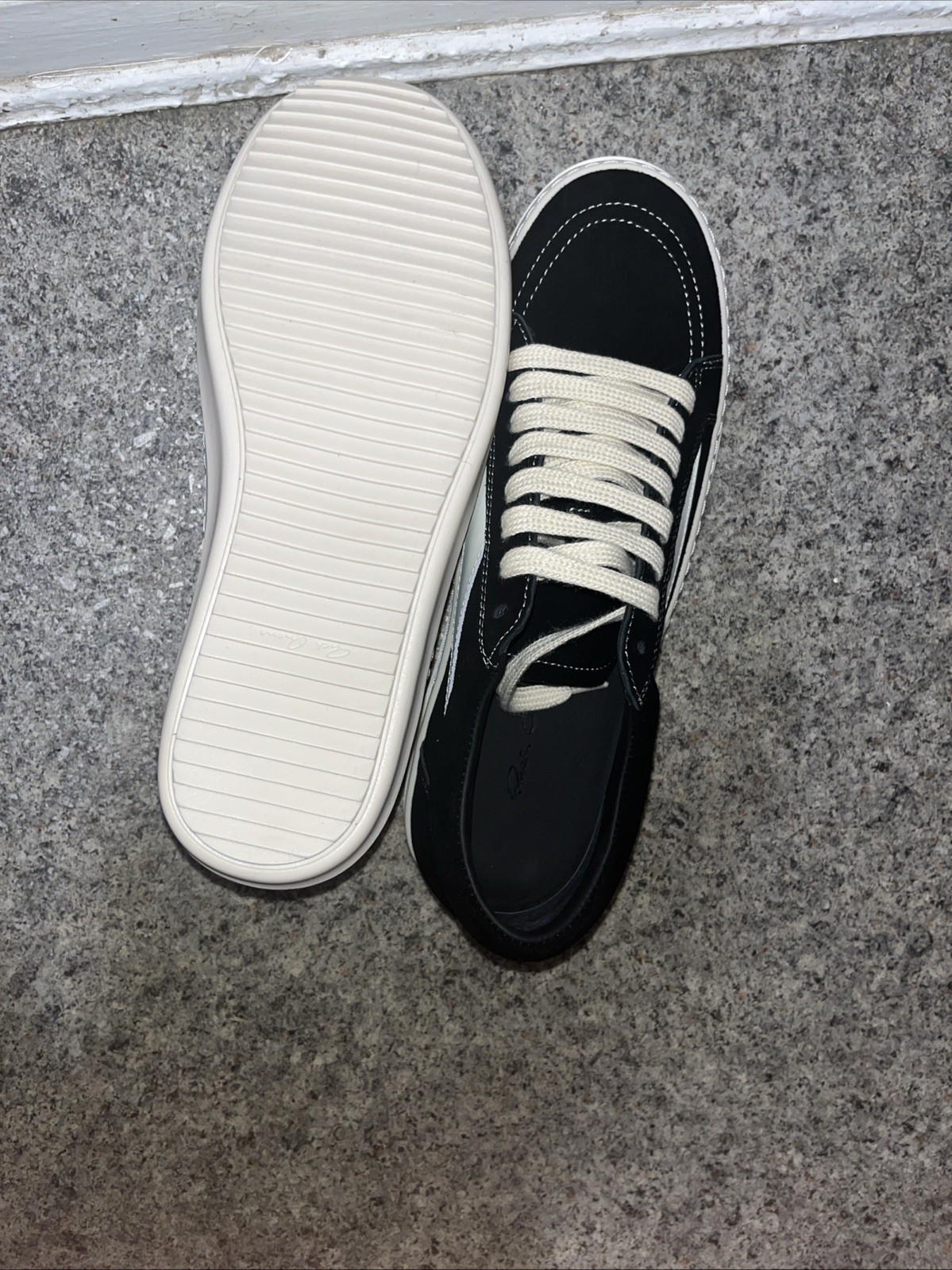 Vintage Full-Grain Leather-Trimmed Suede and Rubber Sneakers