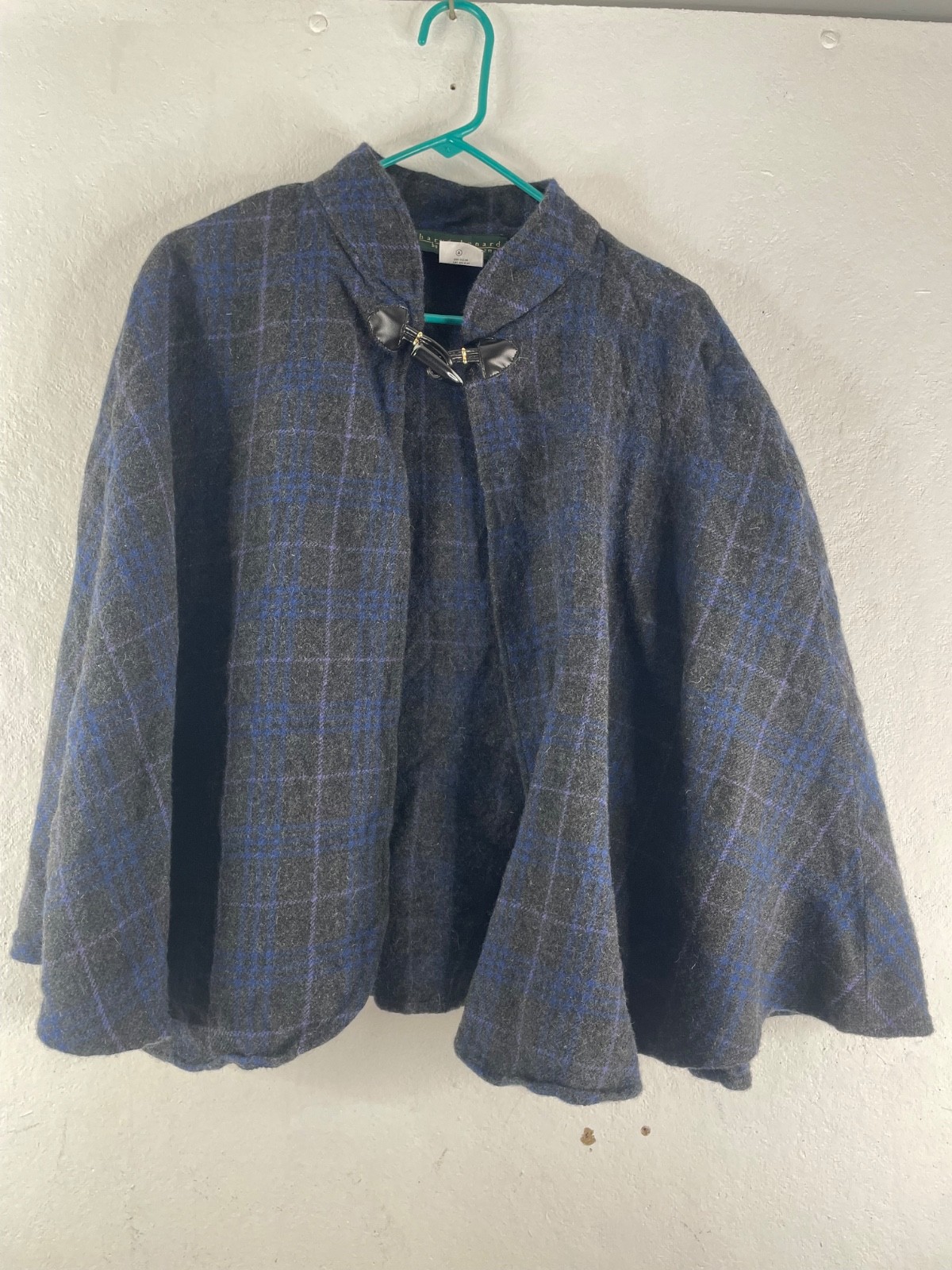 harve benard poncho cape wool large womens
