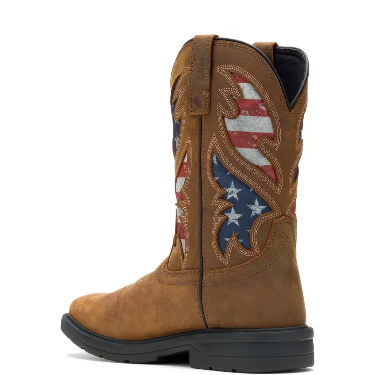 Wolverine Men Rancher Flag Steel-Toe Wellington Work Boot Shoes