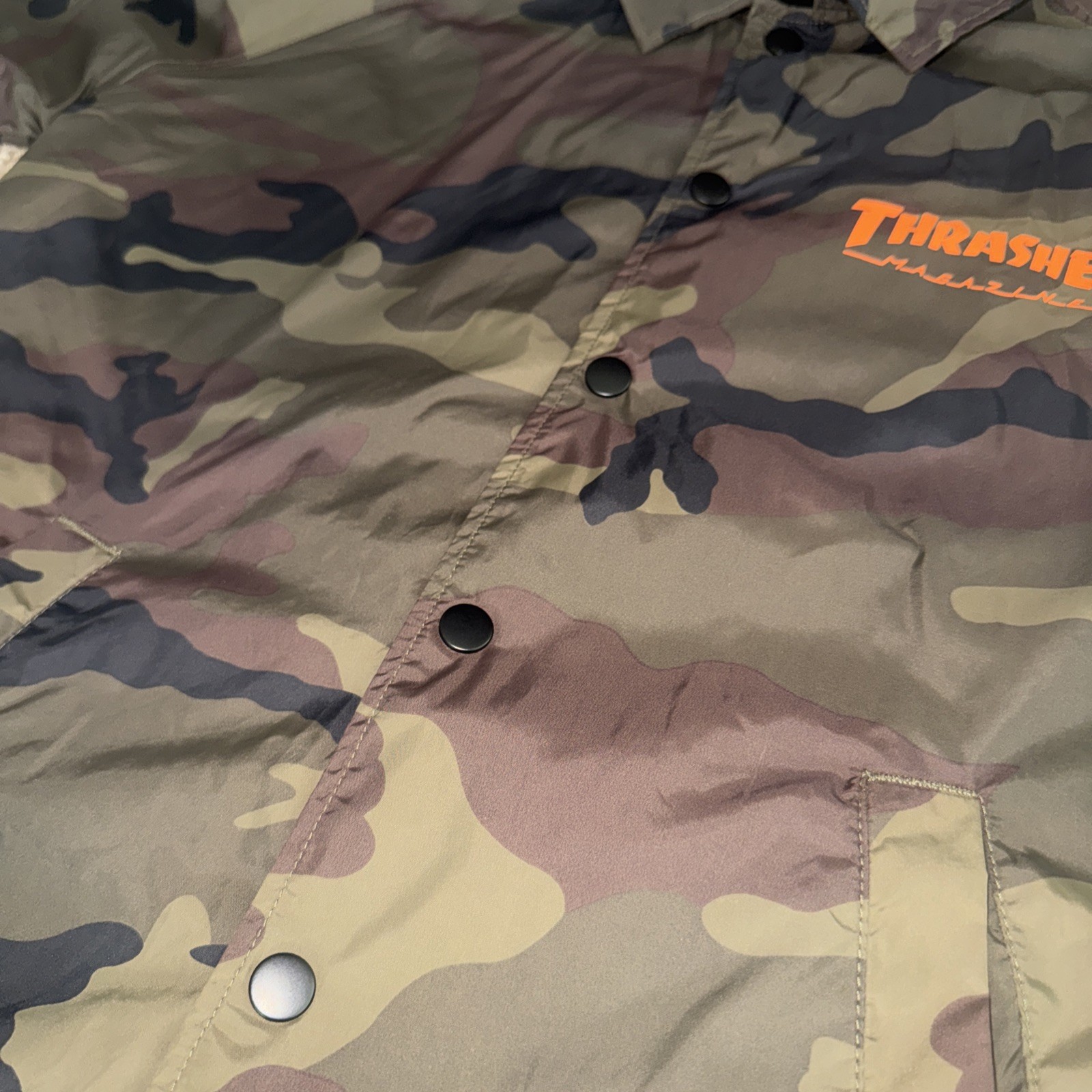 Thrasher Camouflage Skategoat Skateboarding Windbreaker Jacket – Men’s Small