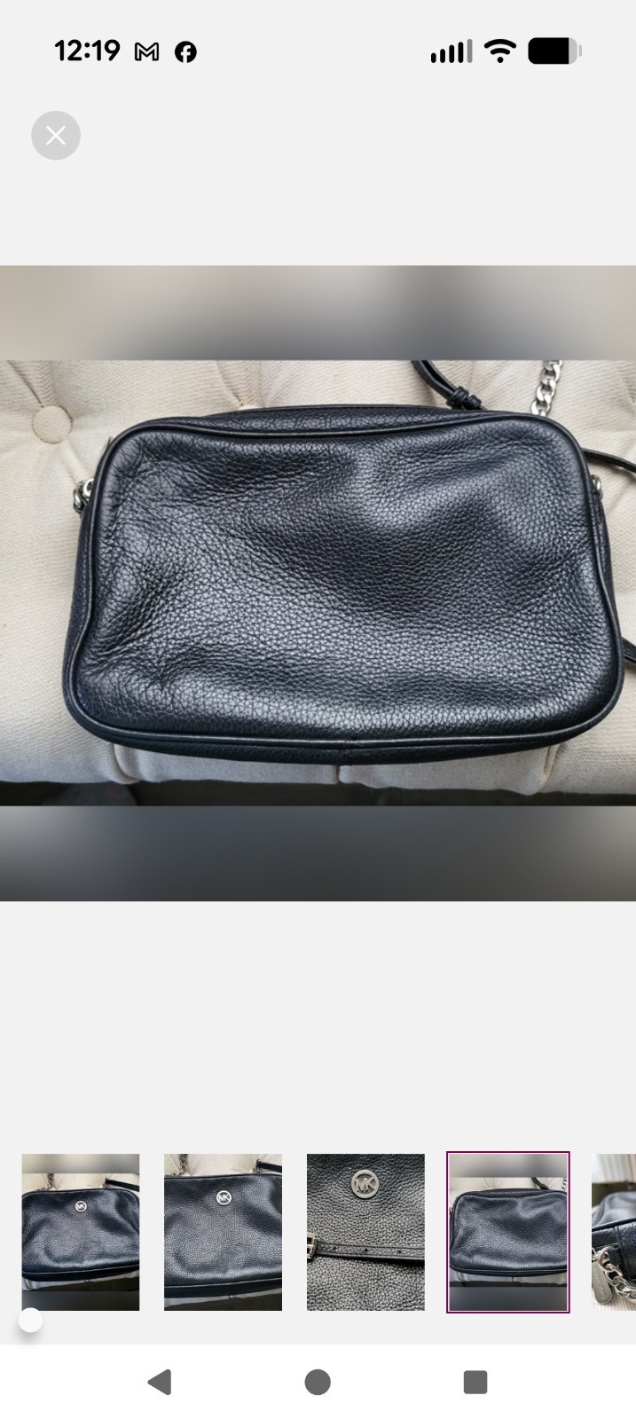 Michael Kors Black Crossbody Jet Set