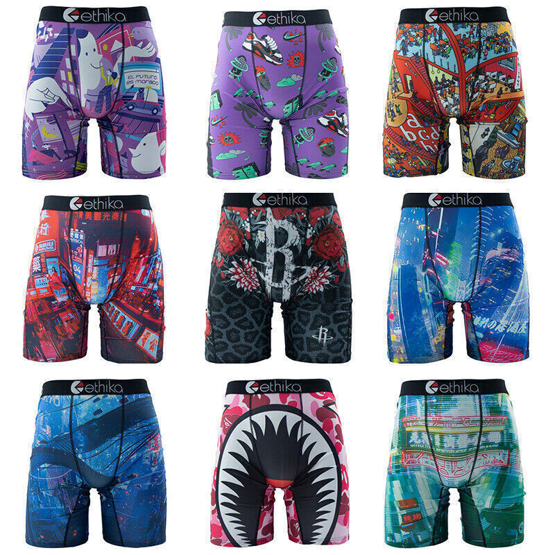 3Pack 5Pack 6Pack 9Pack Ethika Men’s The Staple Boxer Briefs (Random color)