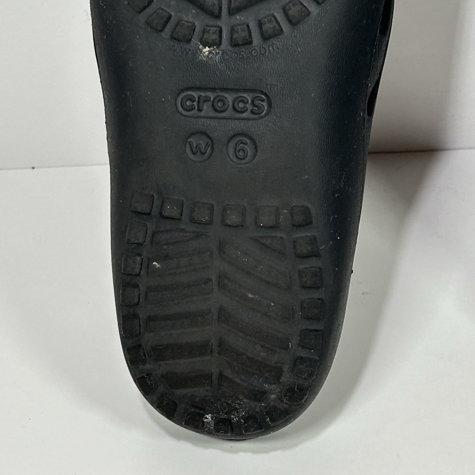 Crocs Flip Flops Kadee II Womens 6 Iconic Comfort Flip Flops Black Slip On Thong