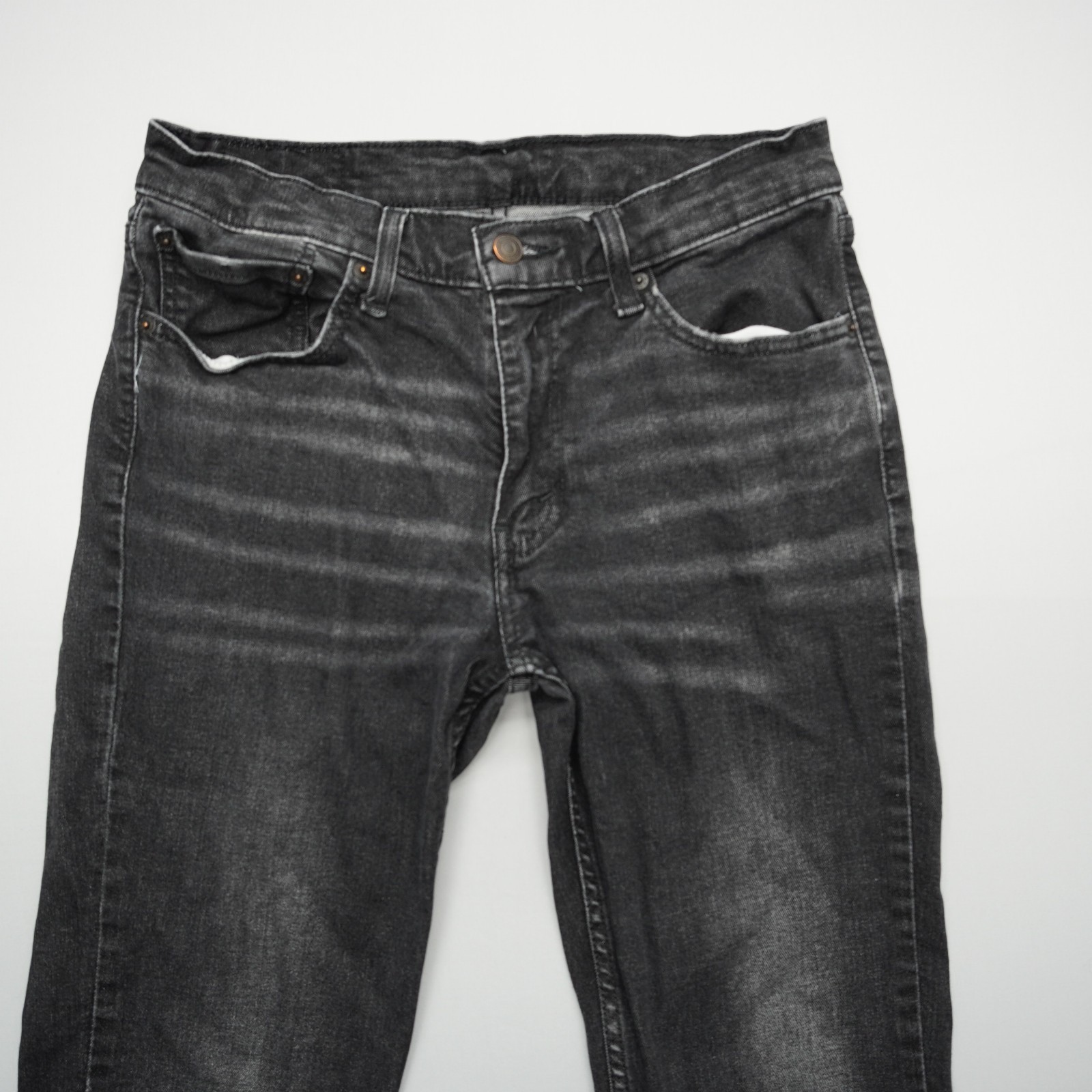 Levi’s Mens 511 Skinny Jeans Size 32 x 34 Stretch Denim Dark Grey