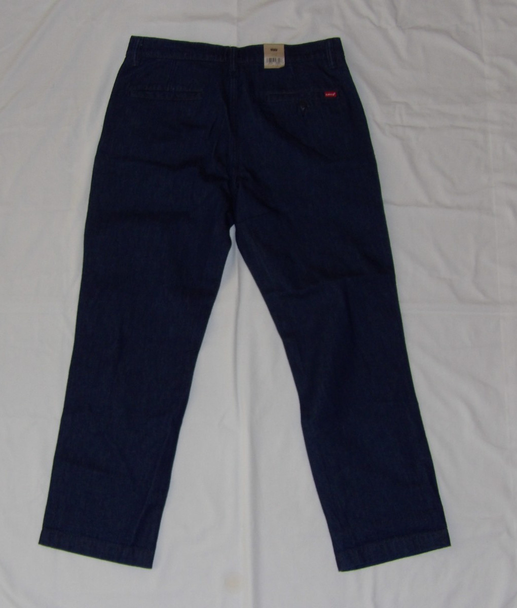 Levi’s XX Chino Relaxed Straight Leg Fit Men’s 100% Cotton Dark Blue Denim Jeans