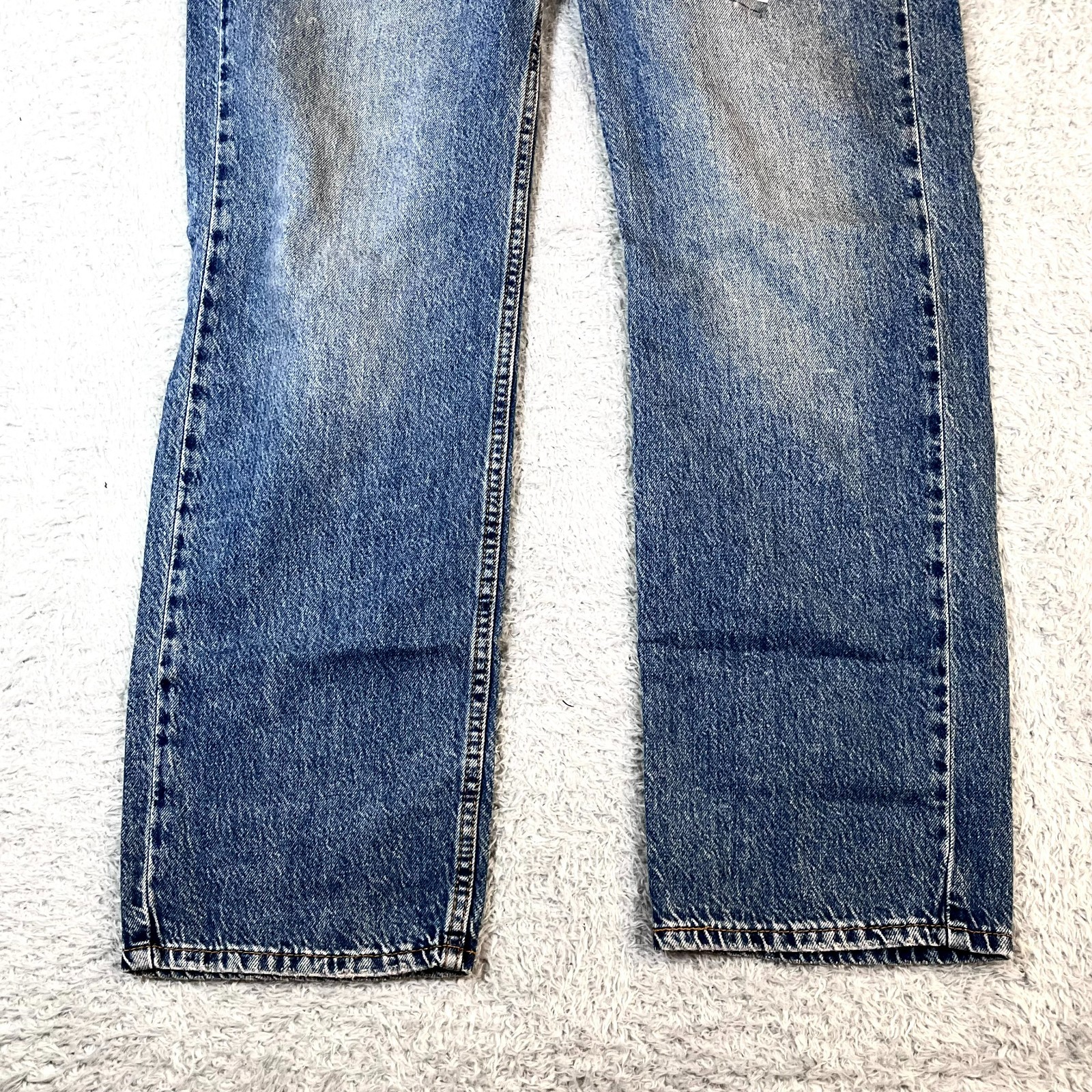Levi’s 565 Men’s Blue Denim 5 Pockets Loose Straight Jeans Size 30×32