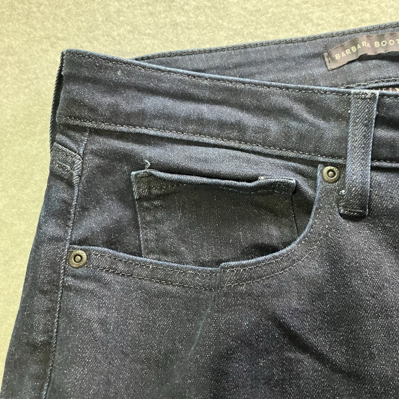 NYDJ Barbara Bootcut Jeans Womens 18W Blue Dark Wash High Rise Stretch Shaping