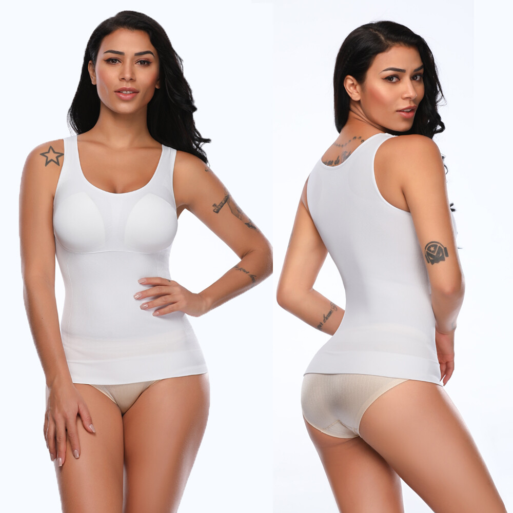 Women Body Shaper Compression Vest Tank Top Slimming Corset Top Undershirts
