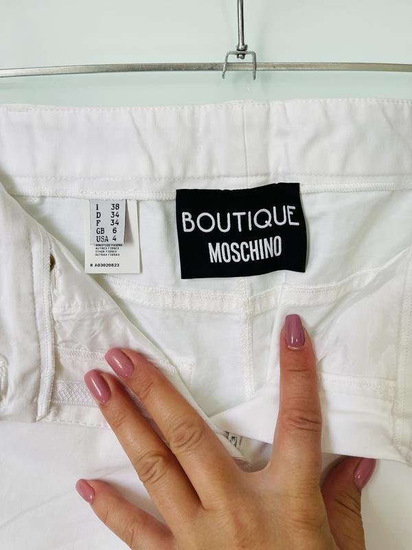 Women Moschino Boutique Trousers White 38 / M / 46