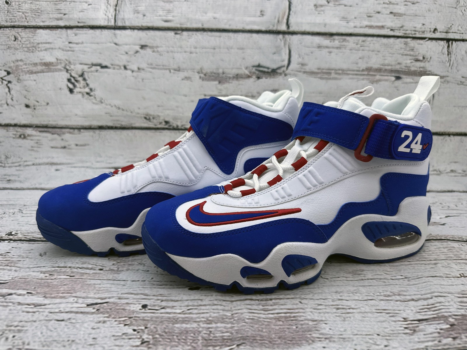 Nike Air Griffey Max 1 Shoes Youth Size 7Y White Blue Red DX3724-100