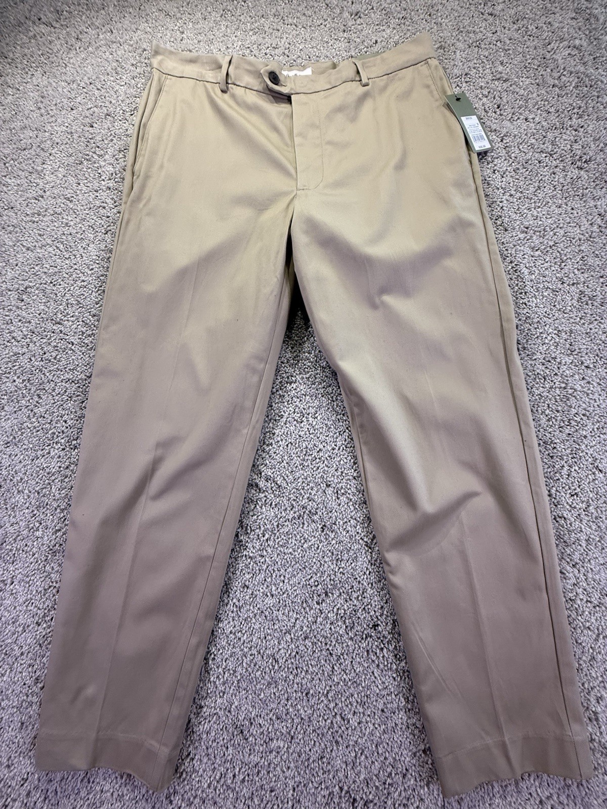 NEW Goodfellow & Co. Men’s Slim Trousers Tapered Leg Khaki Size 36 x 32