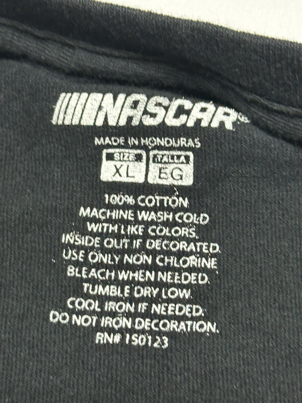 Indianapolis Motor Speedway Winged Wheel Logo Tee Shirt Black Mens Size XL