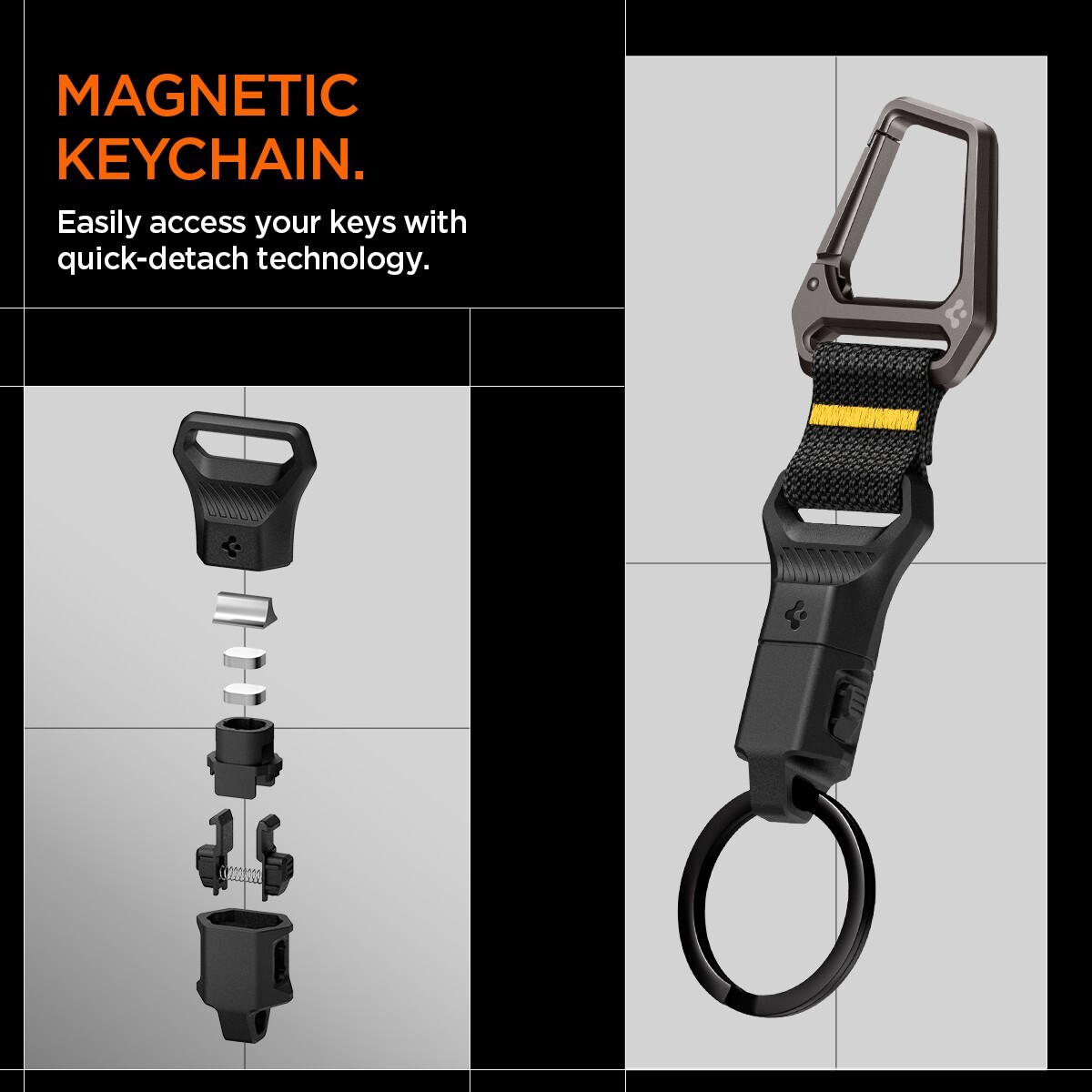 Spigen Key Accessory Carabiner ( Magnetic Keychain )