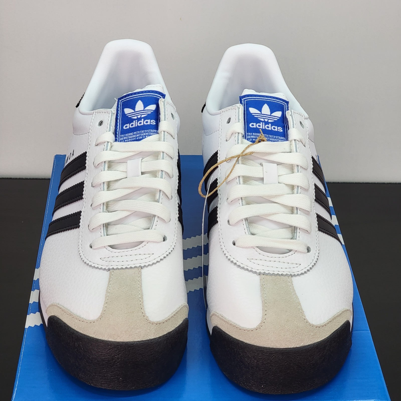 Adidas Originals Samoa Men’s Size 10 Athletic Shoes White Black Casual Sneakers