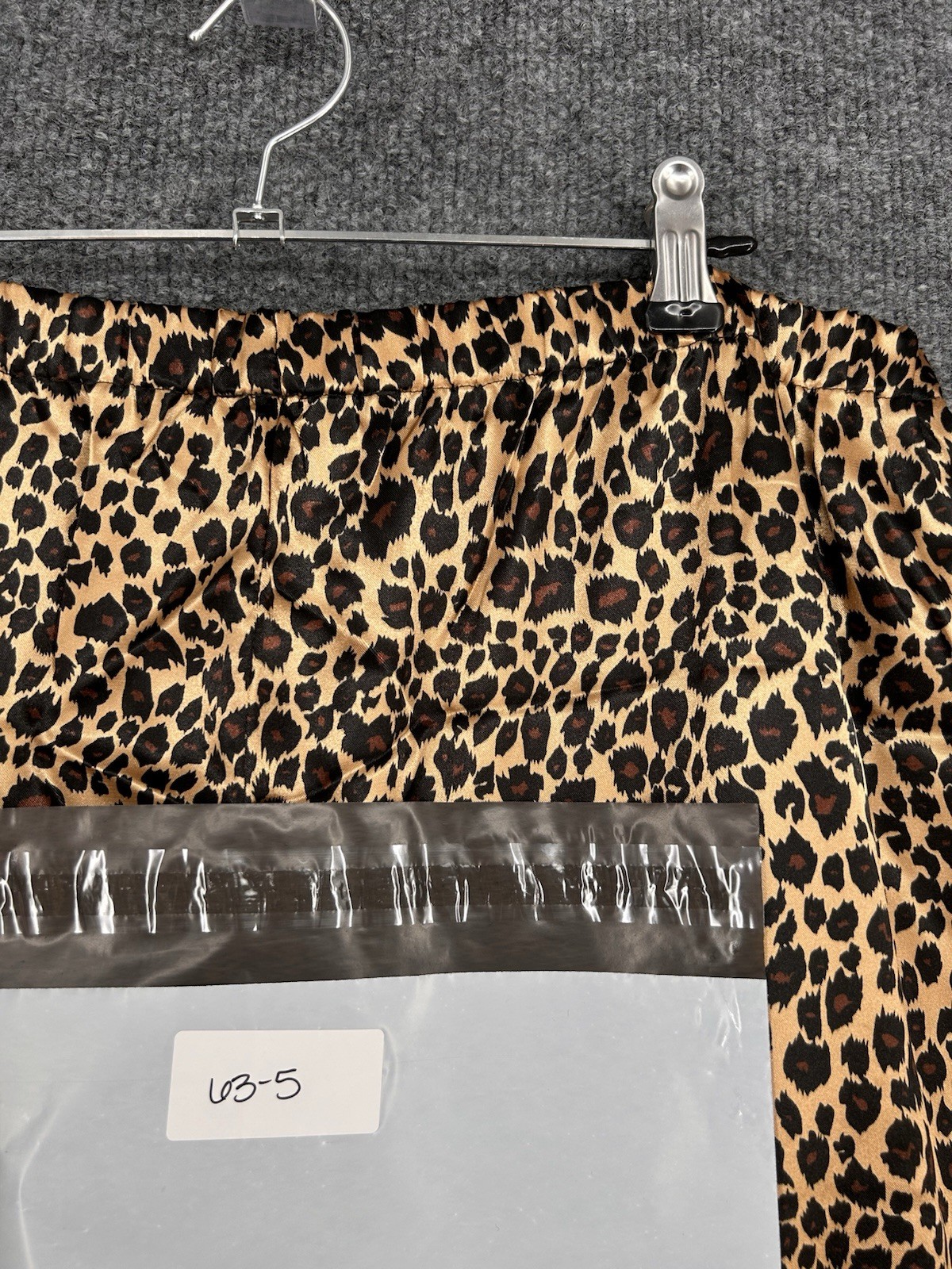Casual Living Leopard Print Long Sleeve Pajama Set In Bag Womens L Lounge Cozy