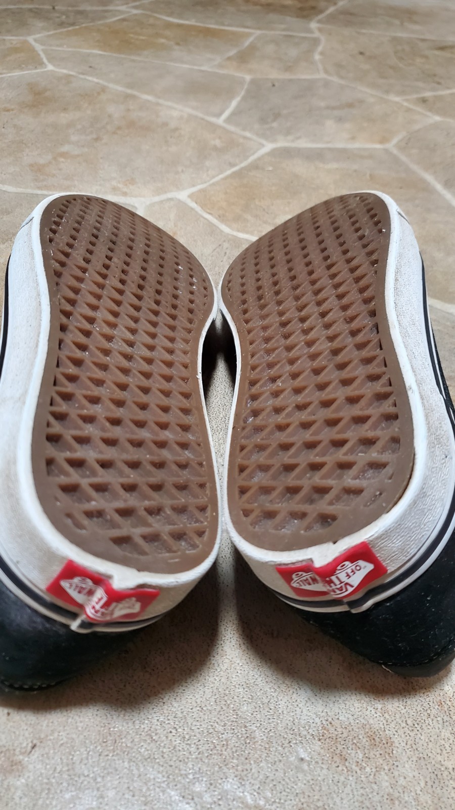 Size 10.5 – VANS Ward Suede Canvas Black White