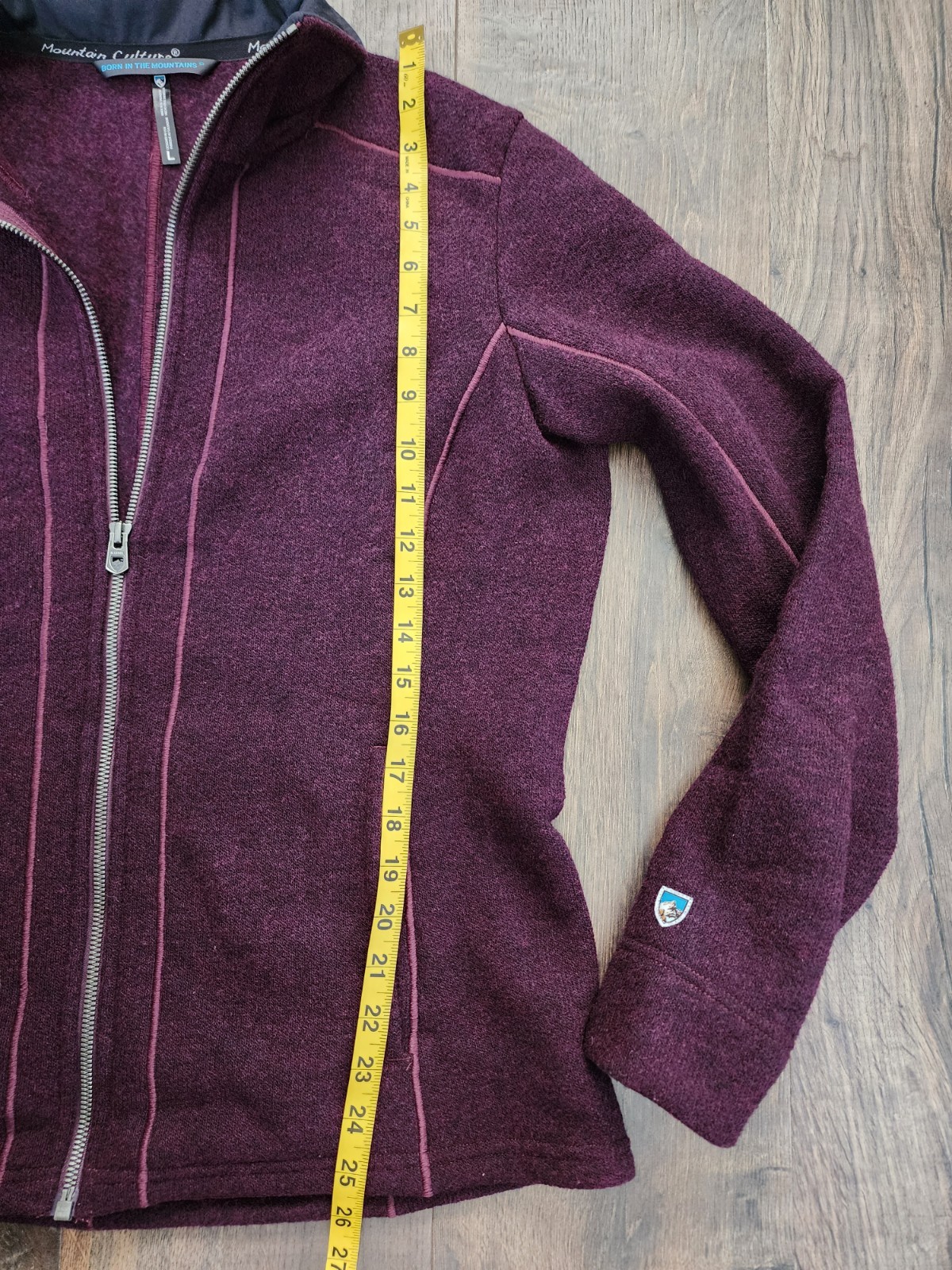 KÜHL Stella Full Zip Fleece Jacket – Women’s Size Large (L) – Plum / Burgundy