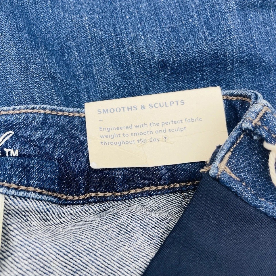 Universal Thread Womens Size 4/27R Adaptive Bootcut Jeans in Dark Denim Wash