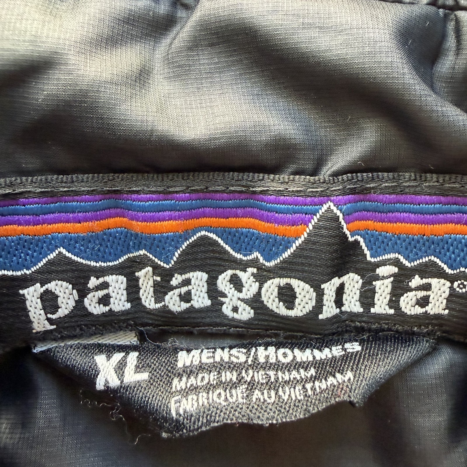 Patagonia Nano Puff Jacket Men’s Puffer Quilted XL Black Full Zip