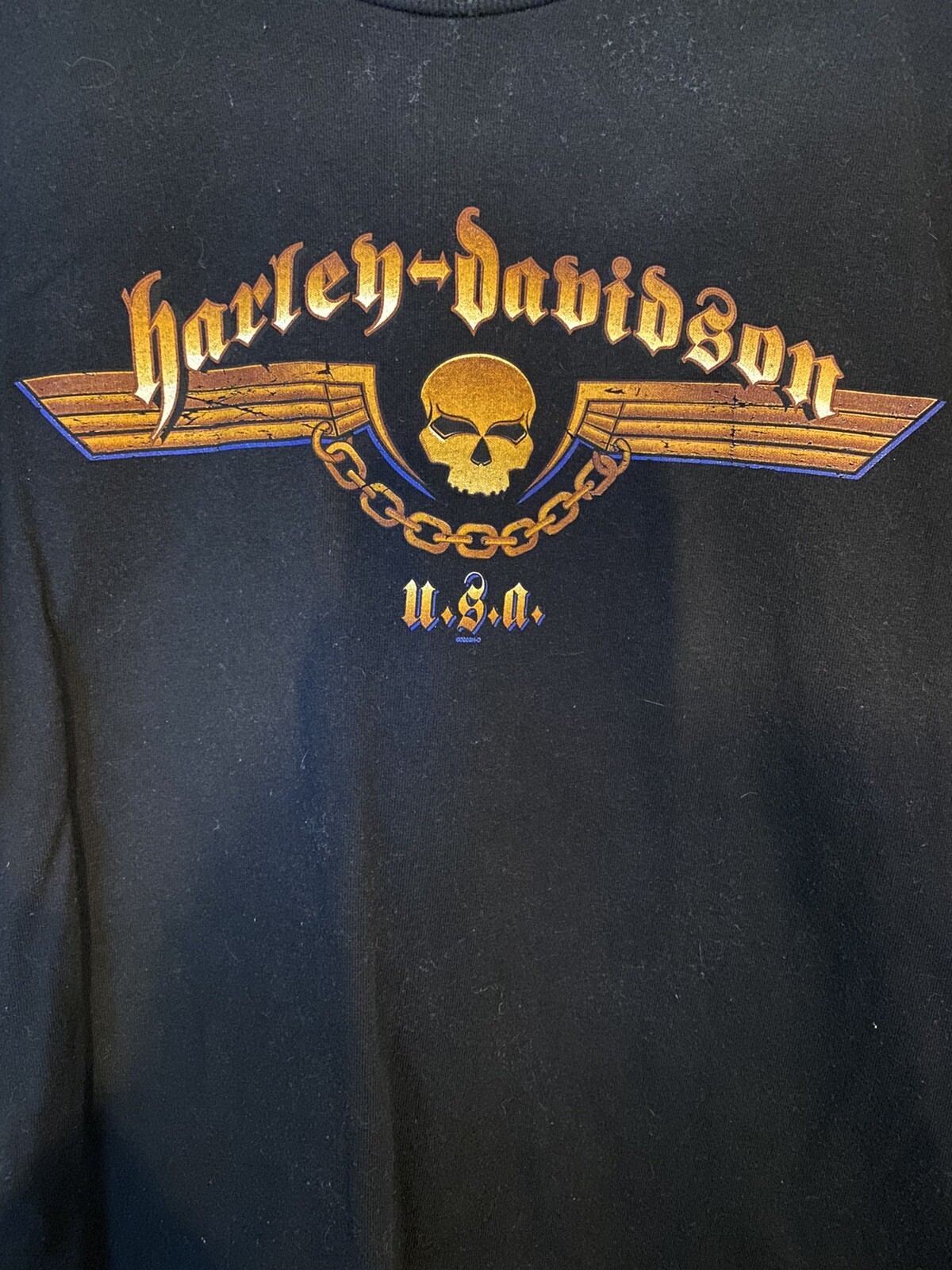 VTG 00s Harley Davidson Motorcycle T-Shirt XL United Arab Emirates 2000 Dubi