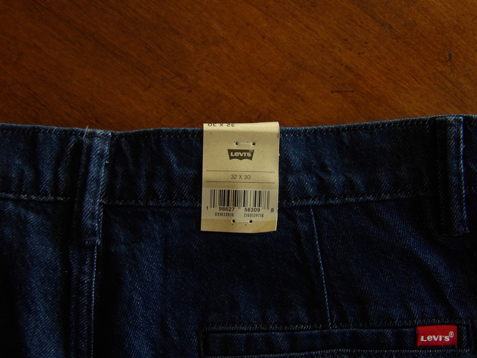 Levi’s XX Chino Relaxed Straight Leg Fit Men’s 100% Cotton Dark Blue Denim Jeans