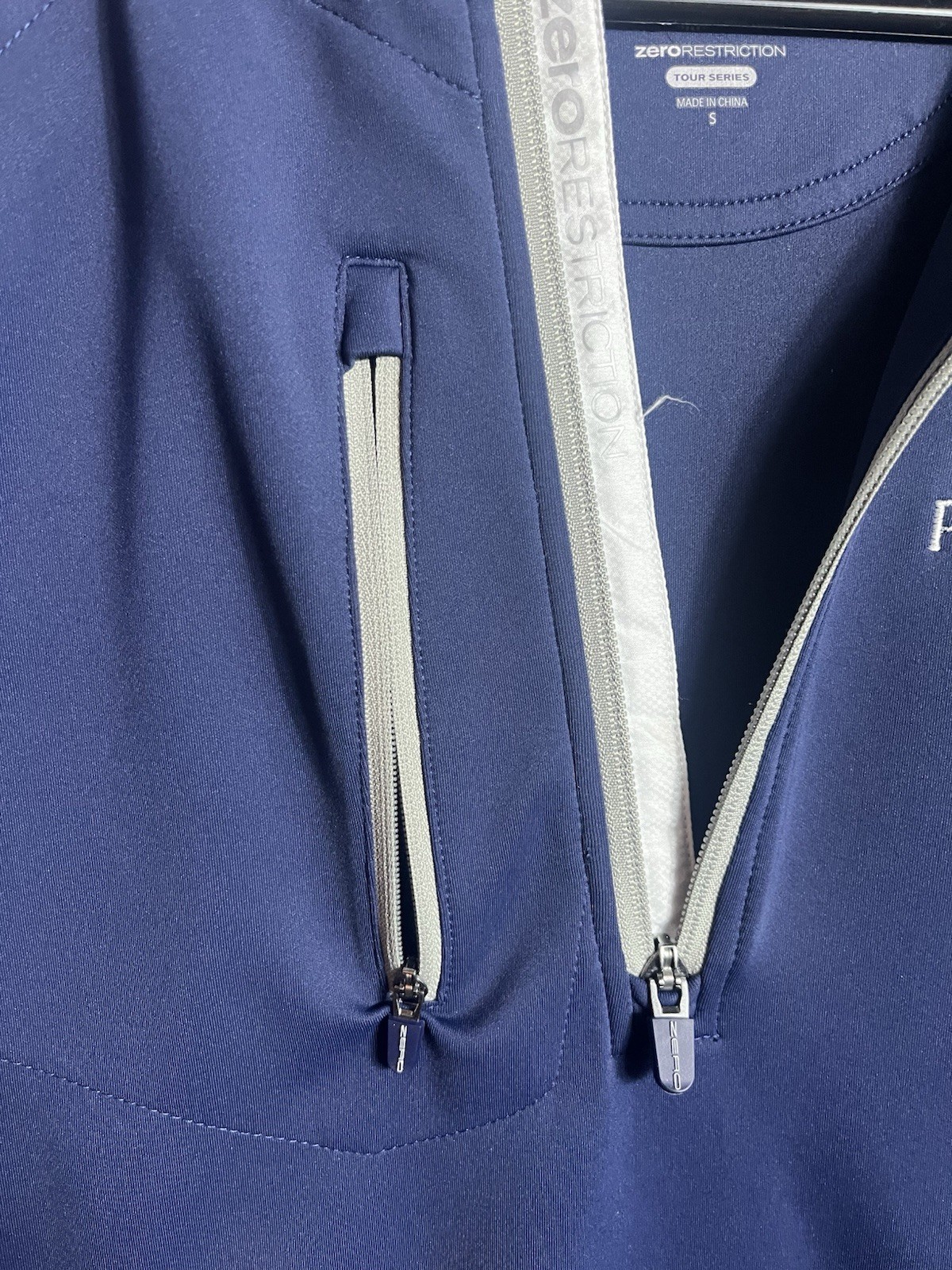 Zero Restriction Tour Series 1/4 Zip Pullover Corona Premier Jacket Mens Small S