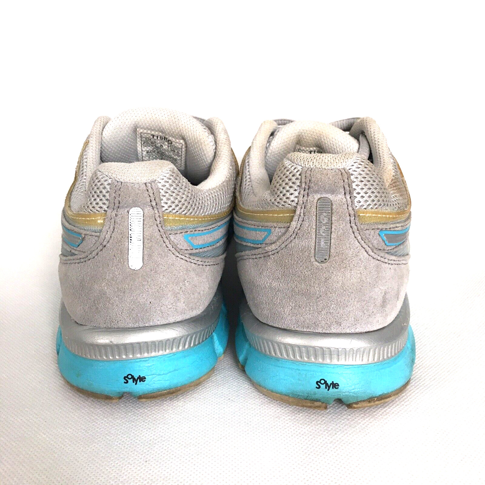 Asics Gel-Nerve 33 Shoes Womens Size 8 Gray Athletic Running Sneakers