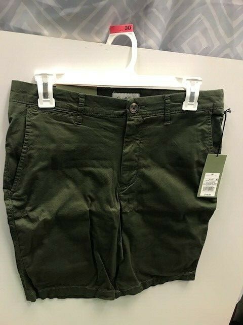 GOODFELLOW & CO Linden Short GREEN Flat Front Shorts Men’s waist sizes NEW w/tag