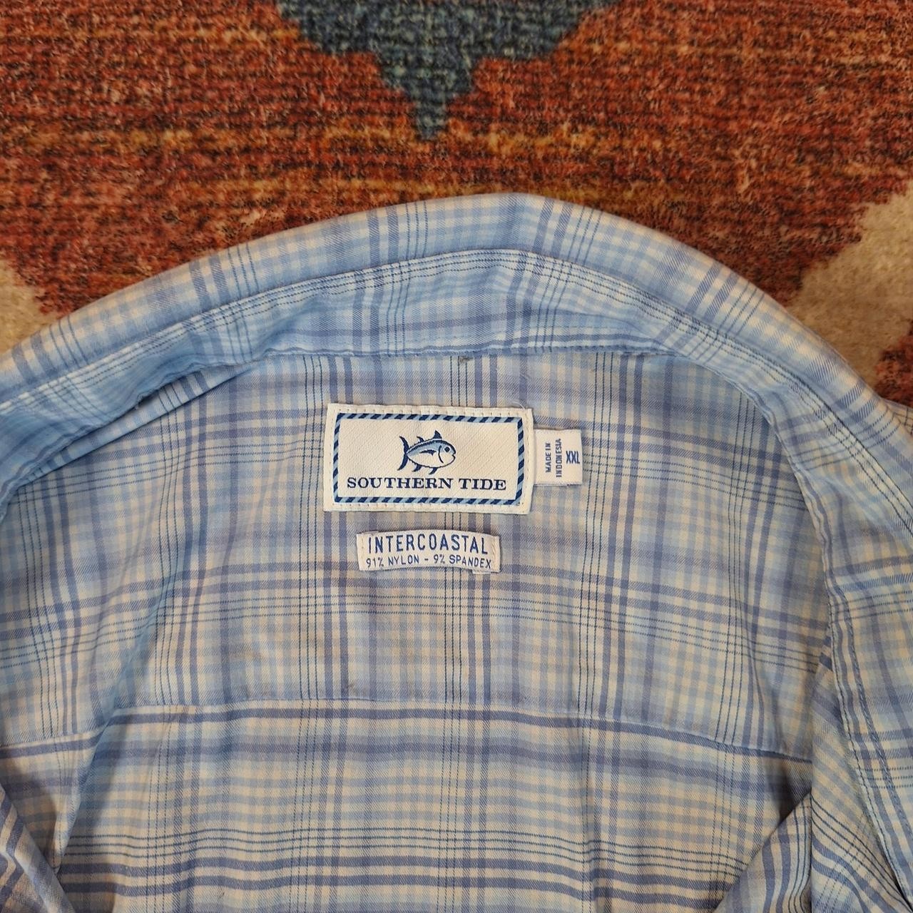 Southern Tide Intercoastal Long Sleeve Performance Button Down Size XXL