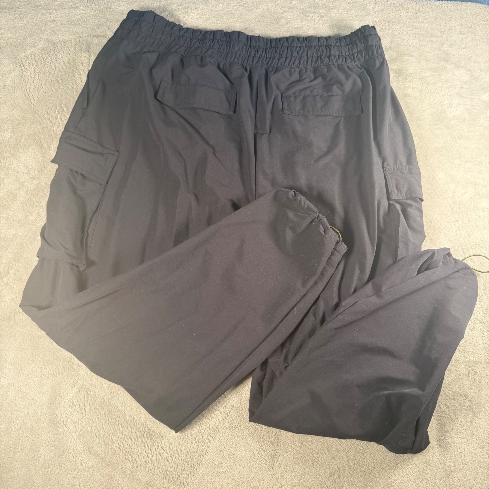 Fabletics Black Cargo Joggers Womens 2X High Rise Athletic Pants PT2149080