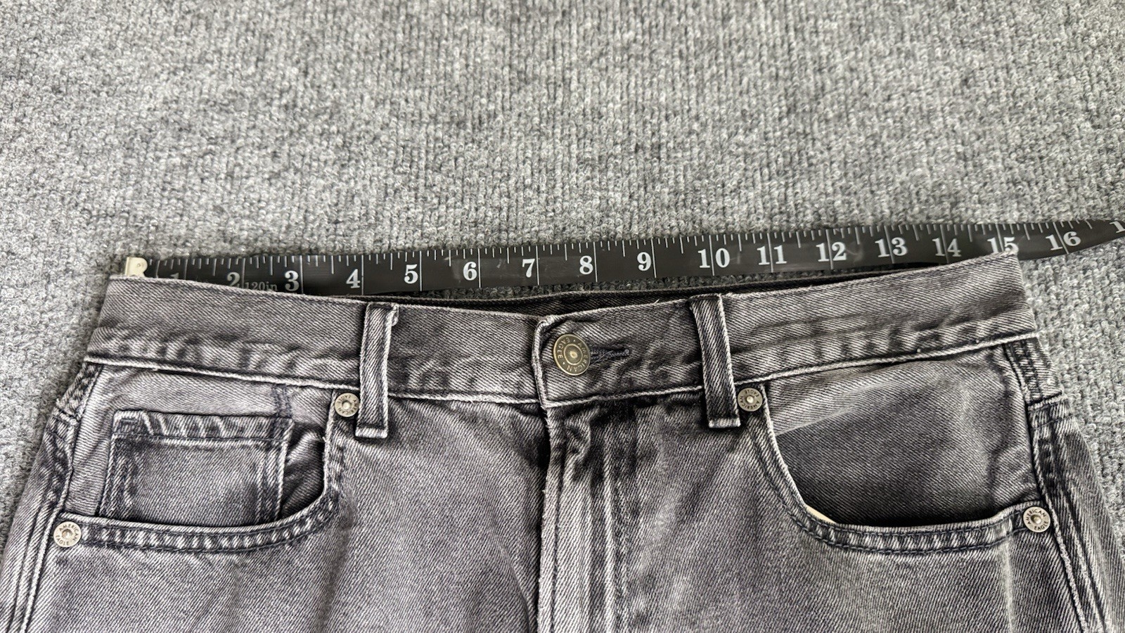 American Eagle Outfitters Stretch Mom Jeans Gray 8