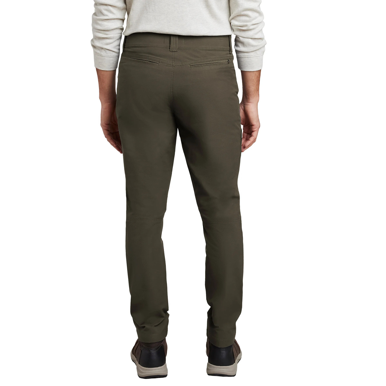 Kirkland Signature Men’s Stretch Tech Pant Straight Fit 4-Way Stretch Flat Front