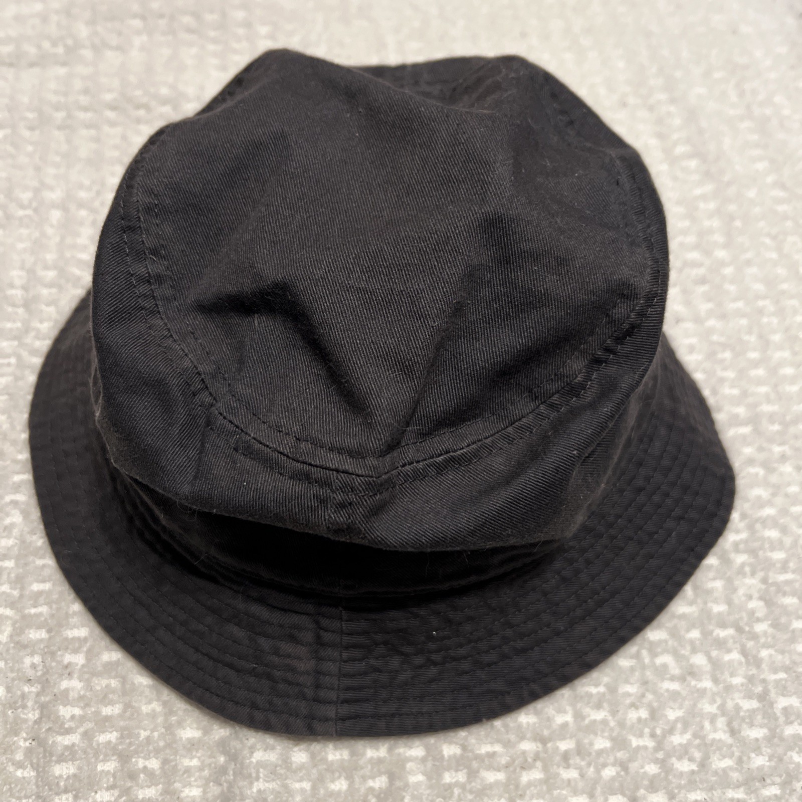 BUCHANAN BUCKS Bucket CAP Hat Gray Adult Stitch Tennis Gelante Sz S/M Cotton EUC
