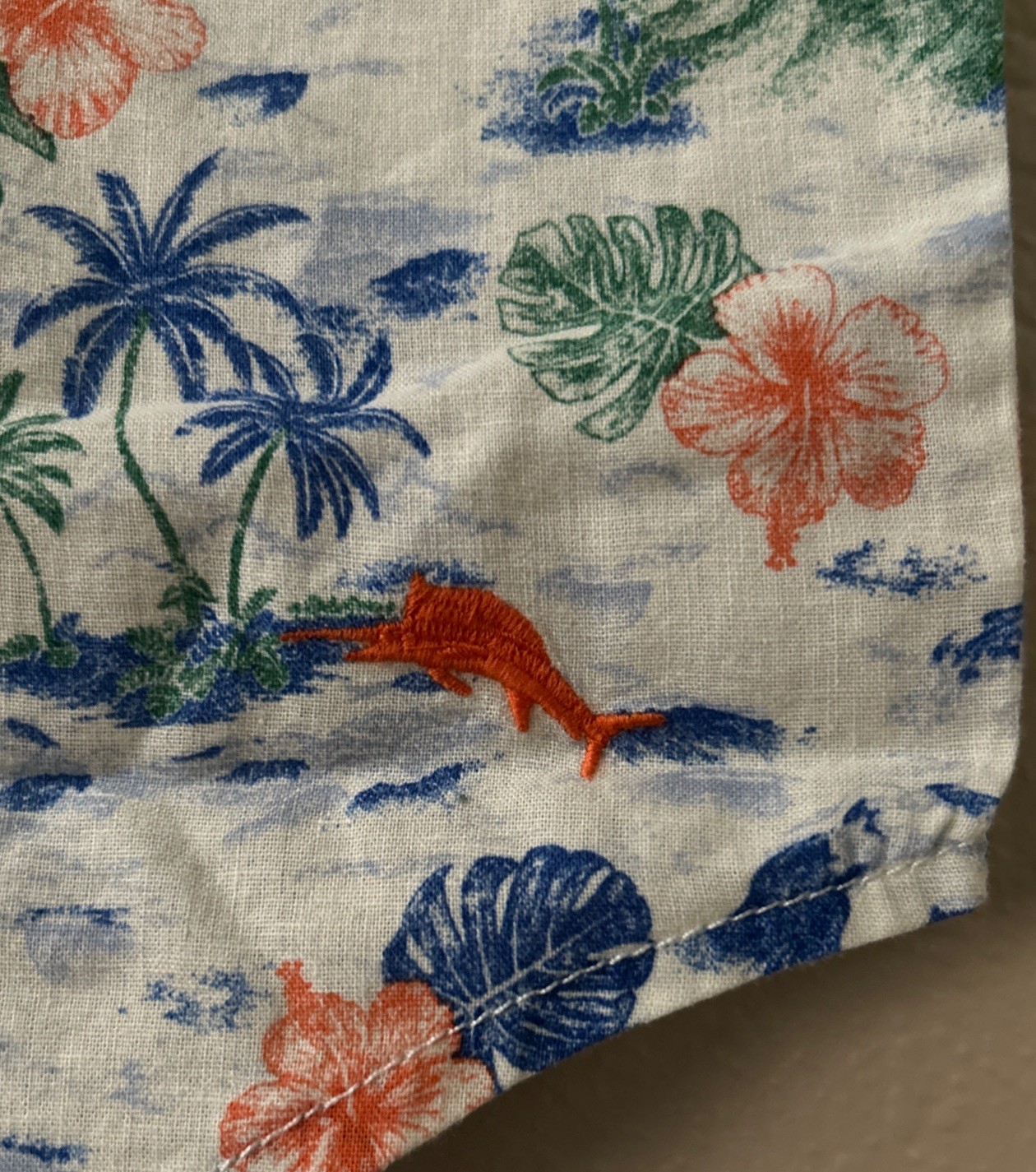 Tommy Bahama Men’s Tropical Hawaiian Shirt Multi Colors Button Down Size M.