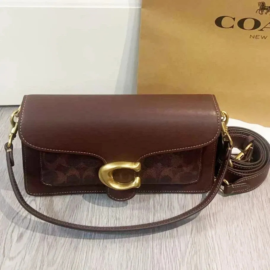 COACH C1032 Tabby 26 Shoulder Bag Signature Maple Outlet New