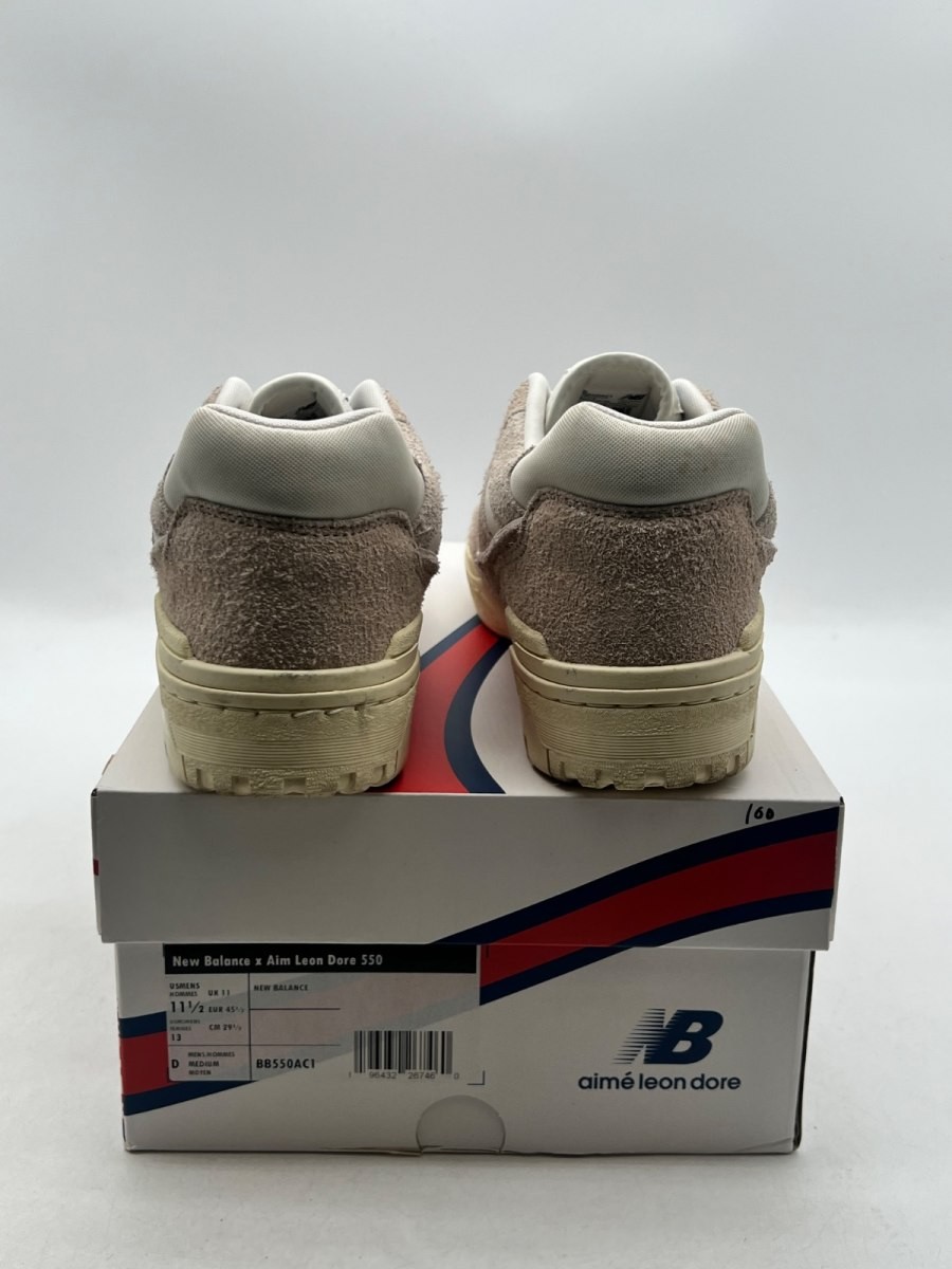 New Balance 550 Aime Leon Dore Grey Suede 11.5 (Lightly Worn Pre-Owned Size 11.5