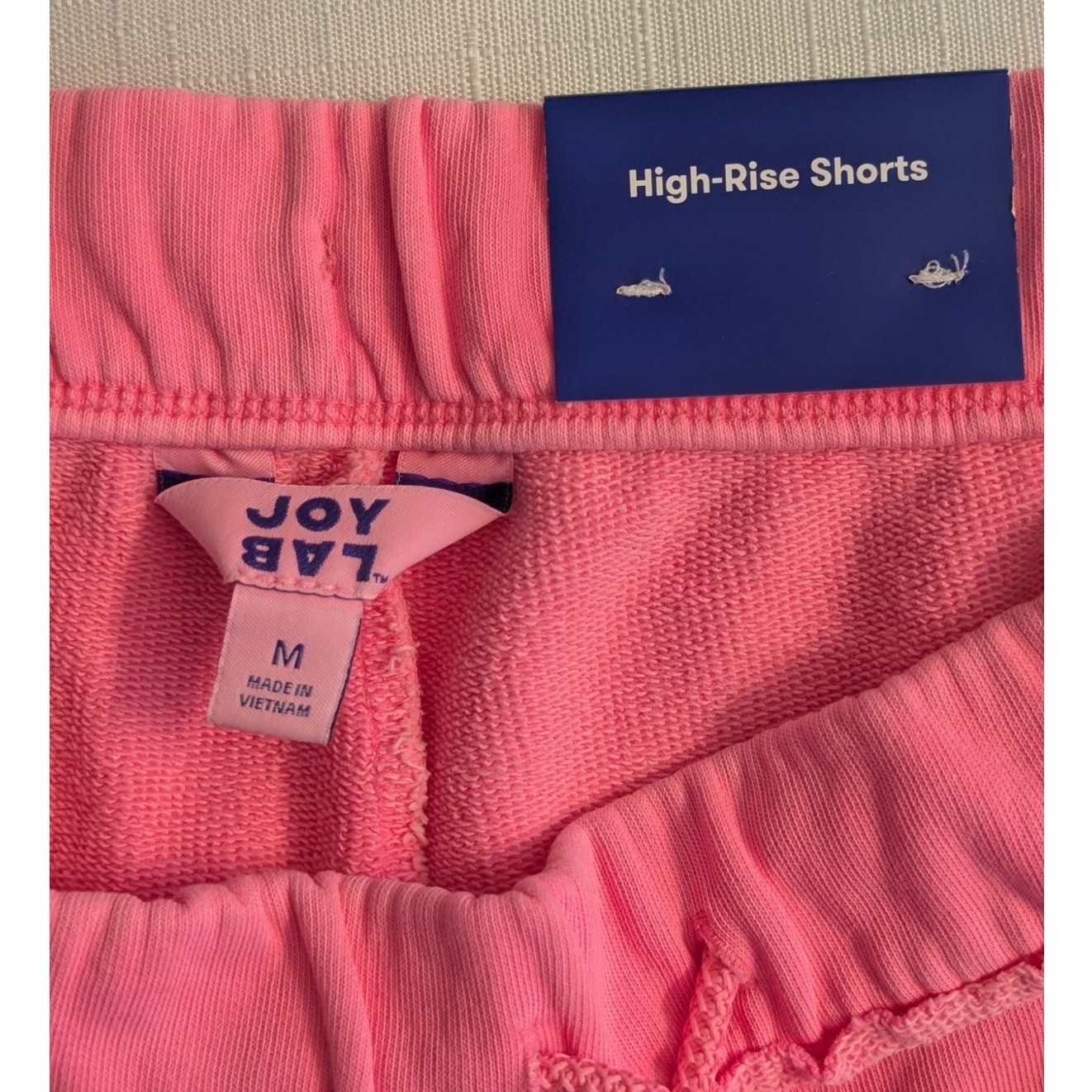 JoyLab Pink Drawstring Shorts Medium